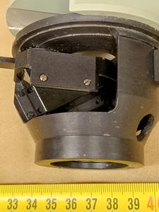 Carl Zeiss Jena Trinocular Head for Microval- microscopes Mechanizm wewnętrzny flip-out z pryzmatem - - ujęcie #9