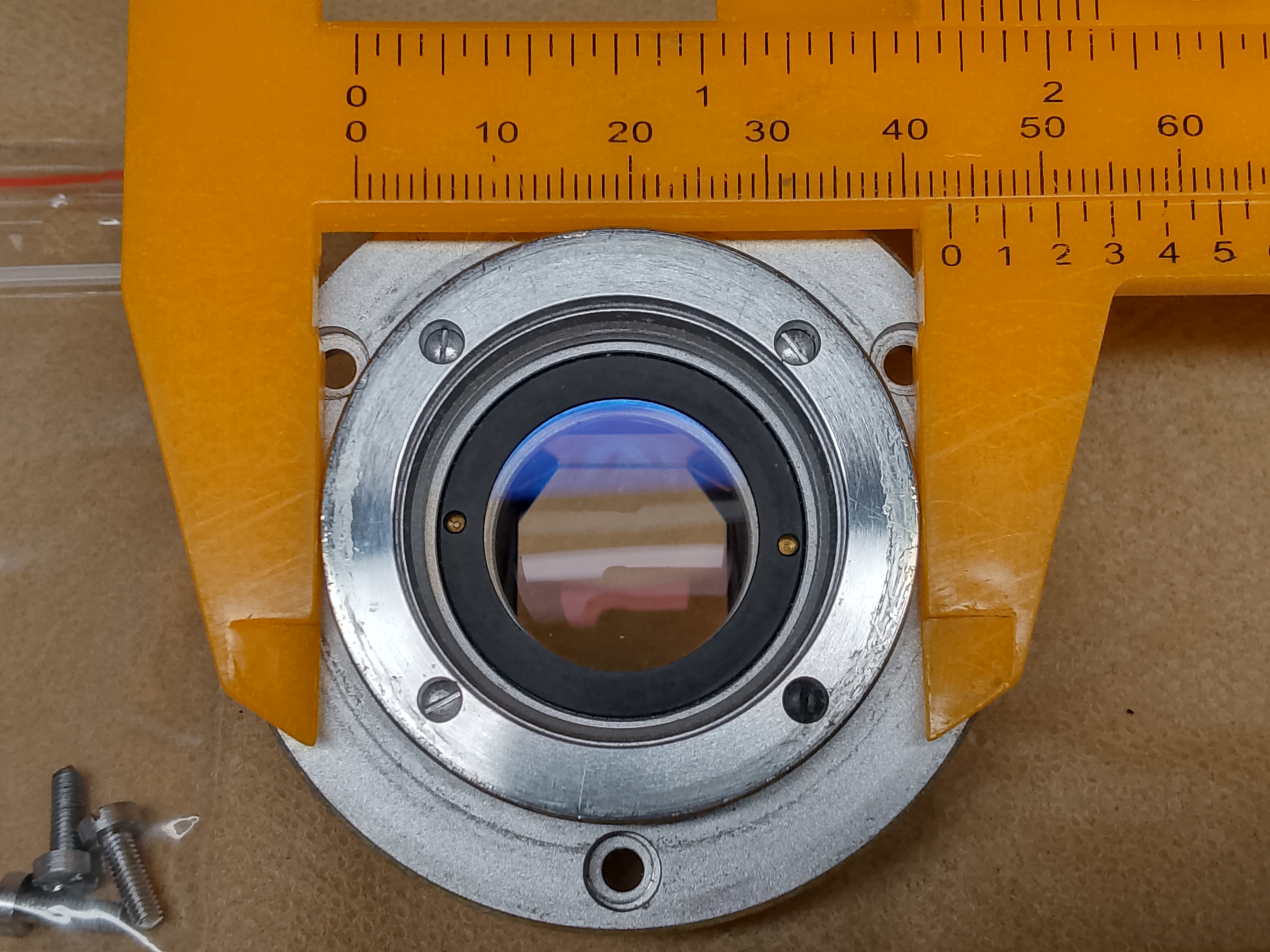 Zeiss - pryzmat lustrzany (lustro) z jaskółczym ogonem (dovetail) i dolną soczewką mikroskopową No2 - ujęcie #11