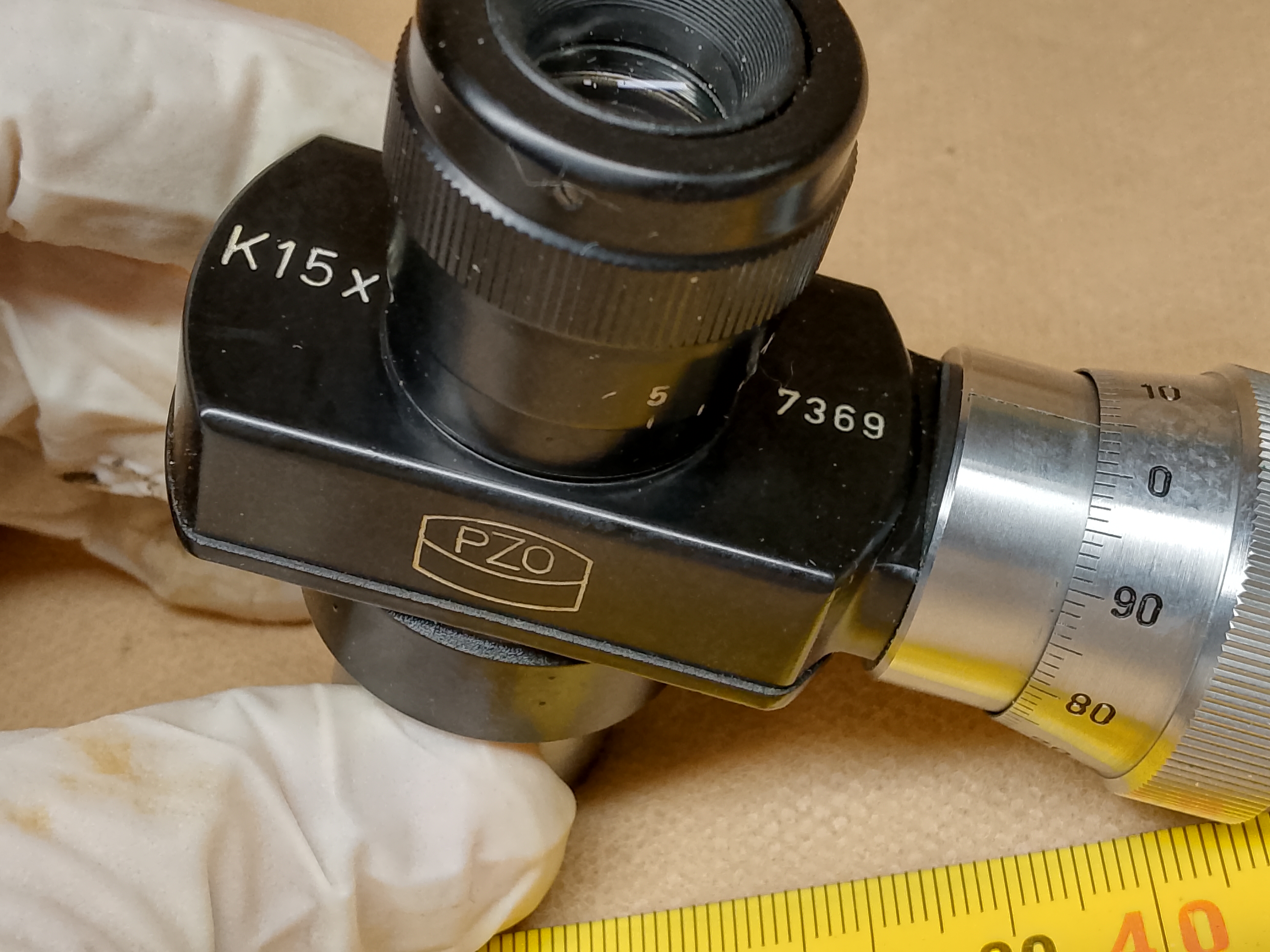 Okular pomiarowy PZO K15x - different 7 view