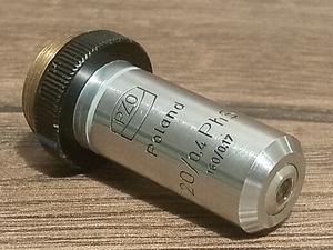 PZO Biolar 20/0,40 PhS 160/0,17 Phasenkontrast-Mikroskopobjektiv 20x