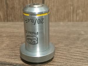 PZO MB-10 Obiektyw mikroskopowy PZO 20/0,40 PhA do kontrastu fazowego anoptralnego 20x