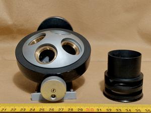 Leitz Ortholux II Wetzlar Ortholux II Ploemopak - EPI fluorescence microscope objective revolver