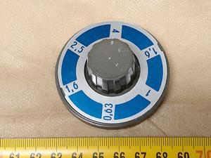 Carl Zeiss Jena Technival magnification changer knob