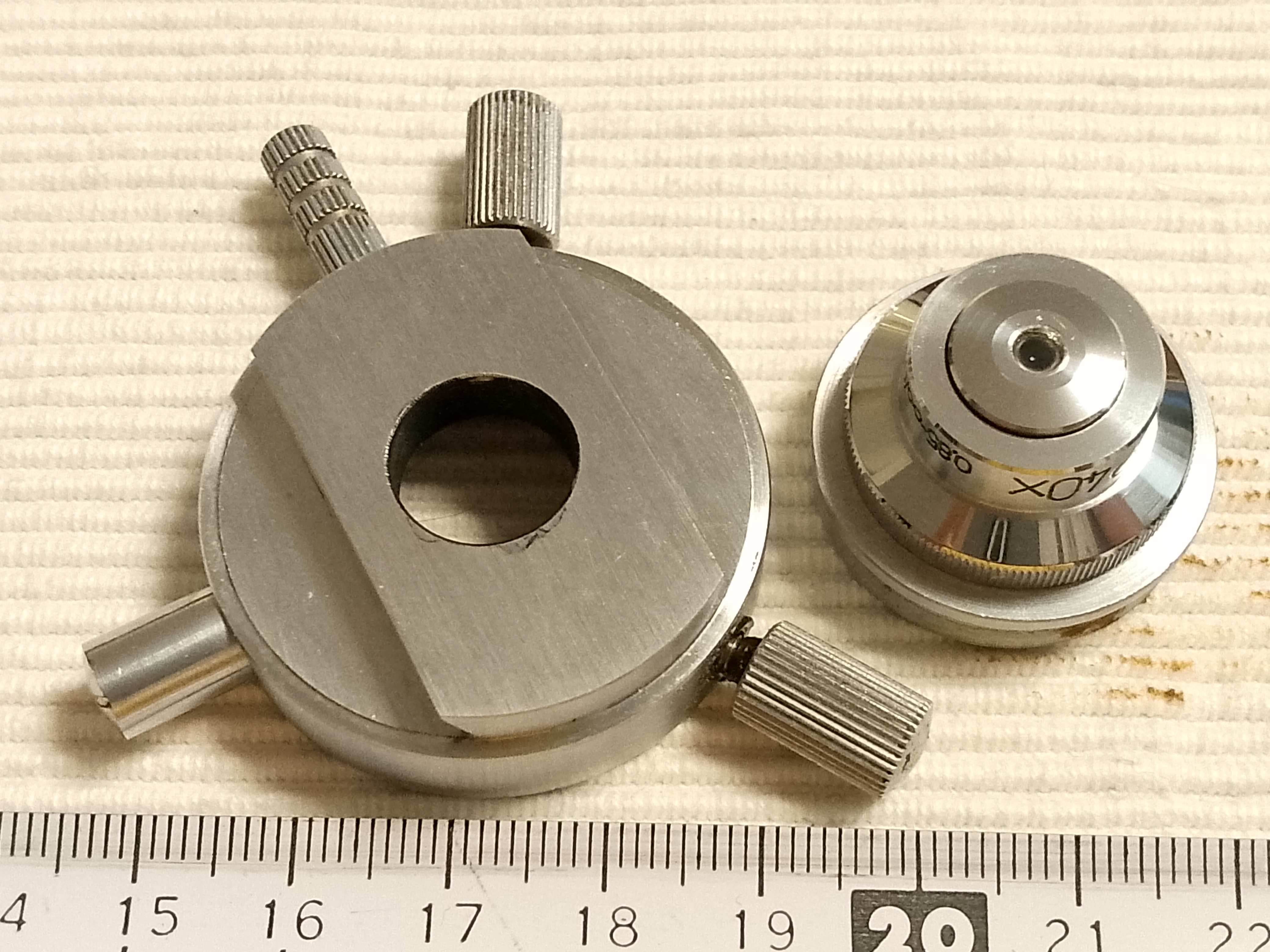 Meopta RU2 - mikroskopowy obiektyw polaryzacyjny P40x 0,85 i adapter obiektywu - ujęcie #12