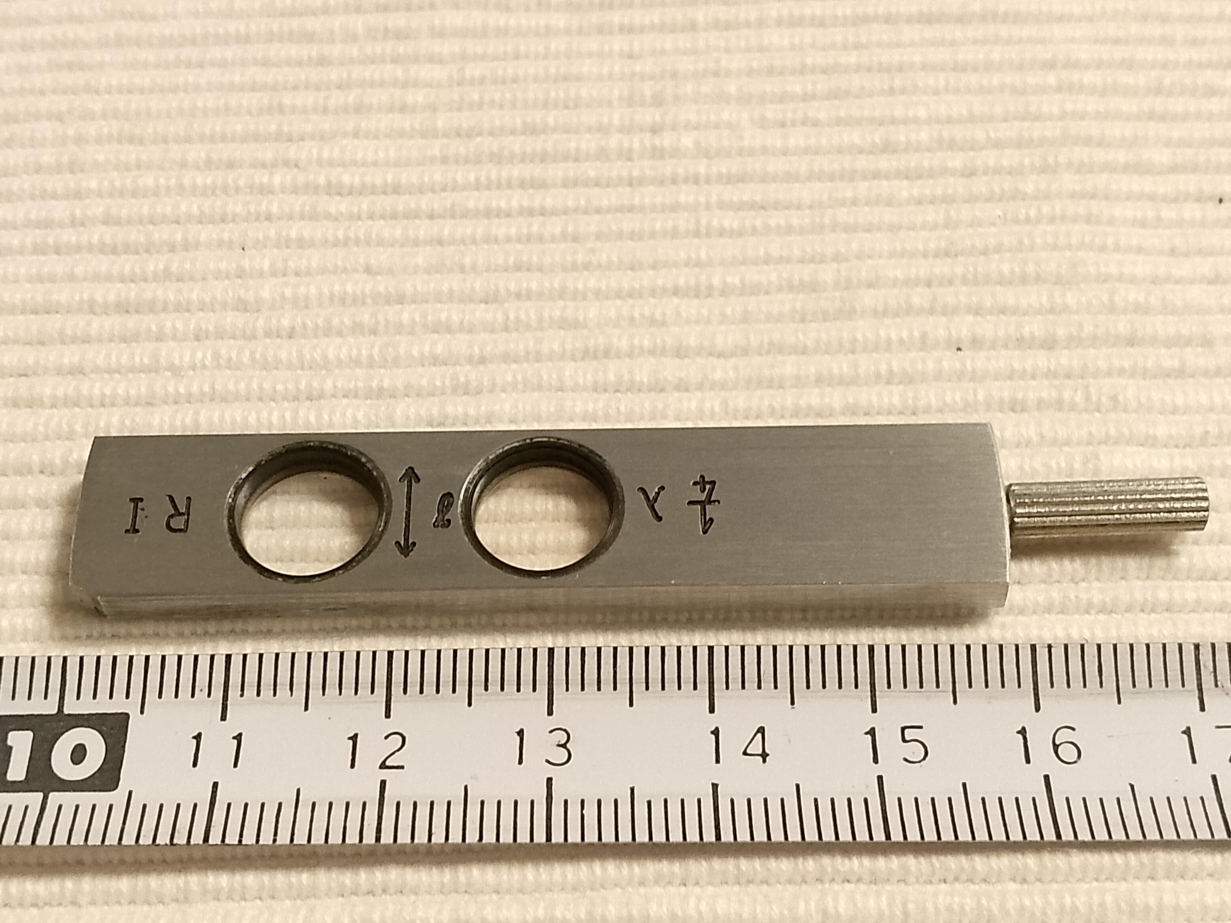 Meopta RU2 Kompensator Meopta 1/4 lambda i Quartz RI do mikroskopu polaryzacyjnego, wsuwka ćwierćfalówka - ujęcie #2