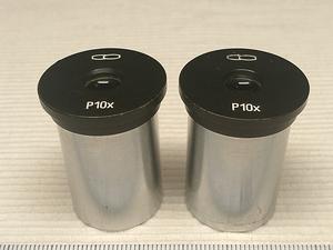 Meopta P10x microscope eyepieces with a mounting diameter of 23.2 mm (pair) - thumbnail