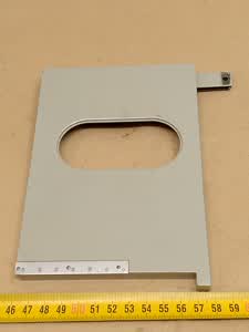 Carl Zeiss Jena Ergaval / Amplival - microscope mechanical XY stage - surface plate - service part / repair element - thumbnail