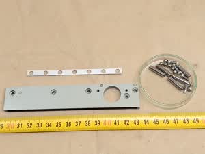 Carl Zeiss Jena Ergaval / Amplival - microscope mechanical XY stage - part with bearing balls and rollers - service part / repair element