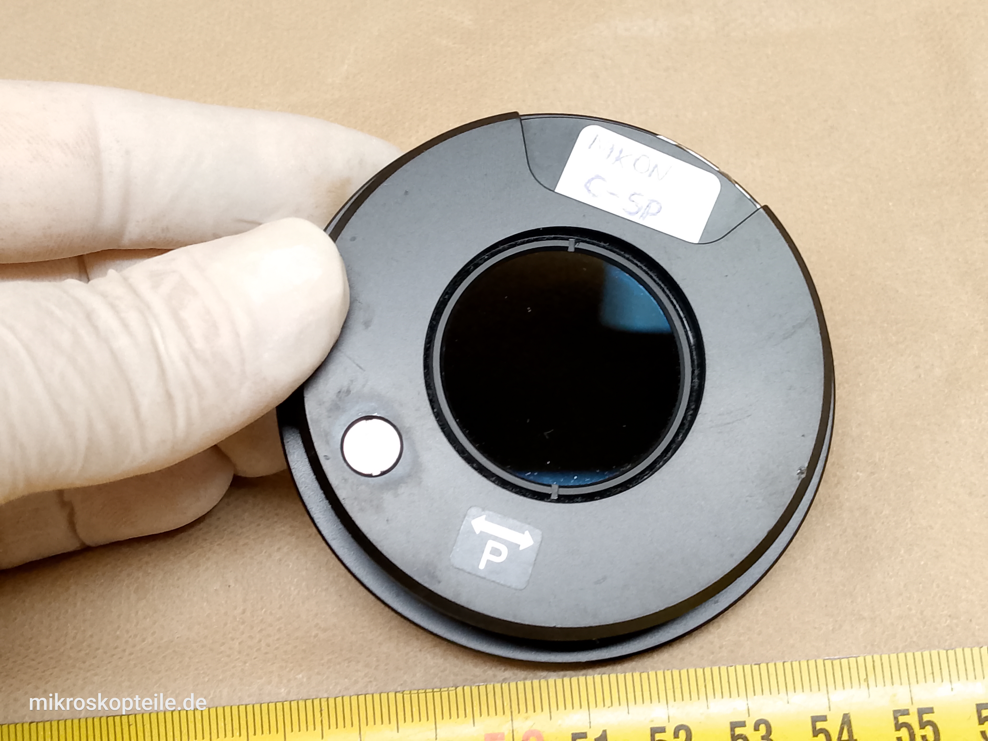 Nikon C-SP - polaryzator mikroskopowy, P/N MBB75370 | seria Eclipse, filtr POL - different 2 view