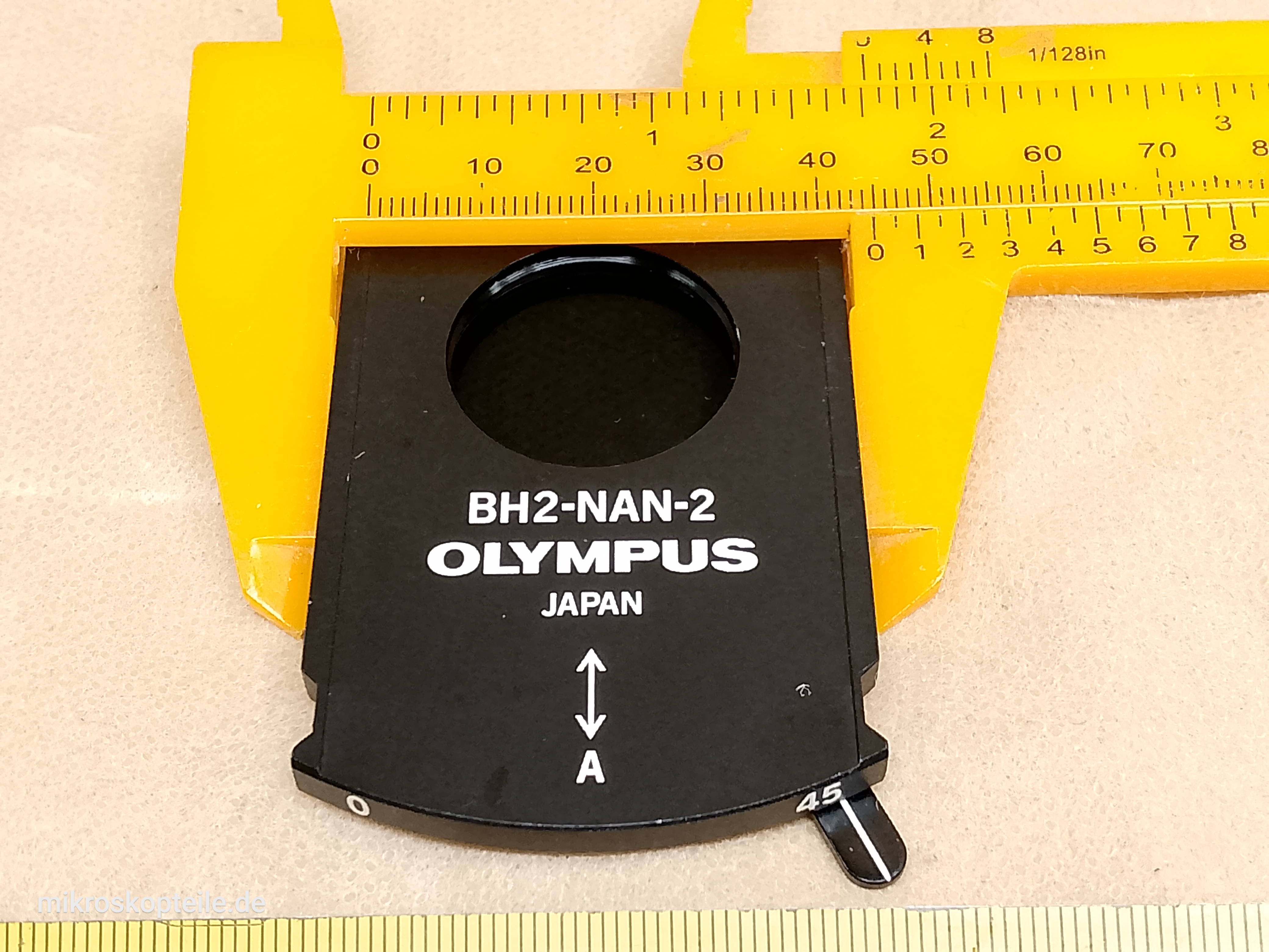 Olympus BH2-NAN-2 - obrotowy analizator 45° do mikroskopu oraz 360° polaryzator | EPI filtr polryzacyjny - ujęcie #14