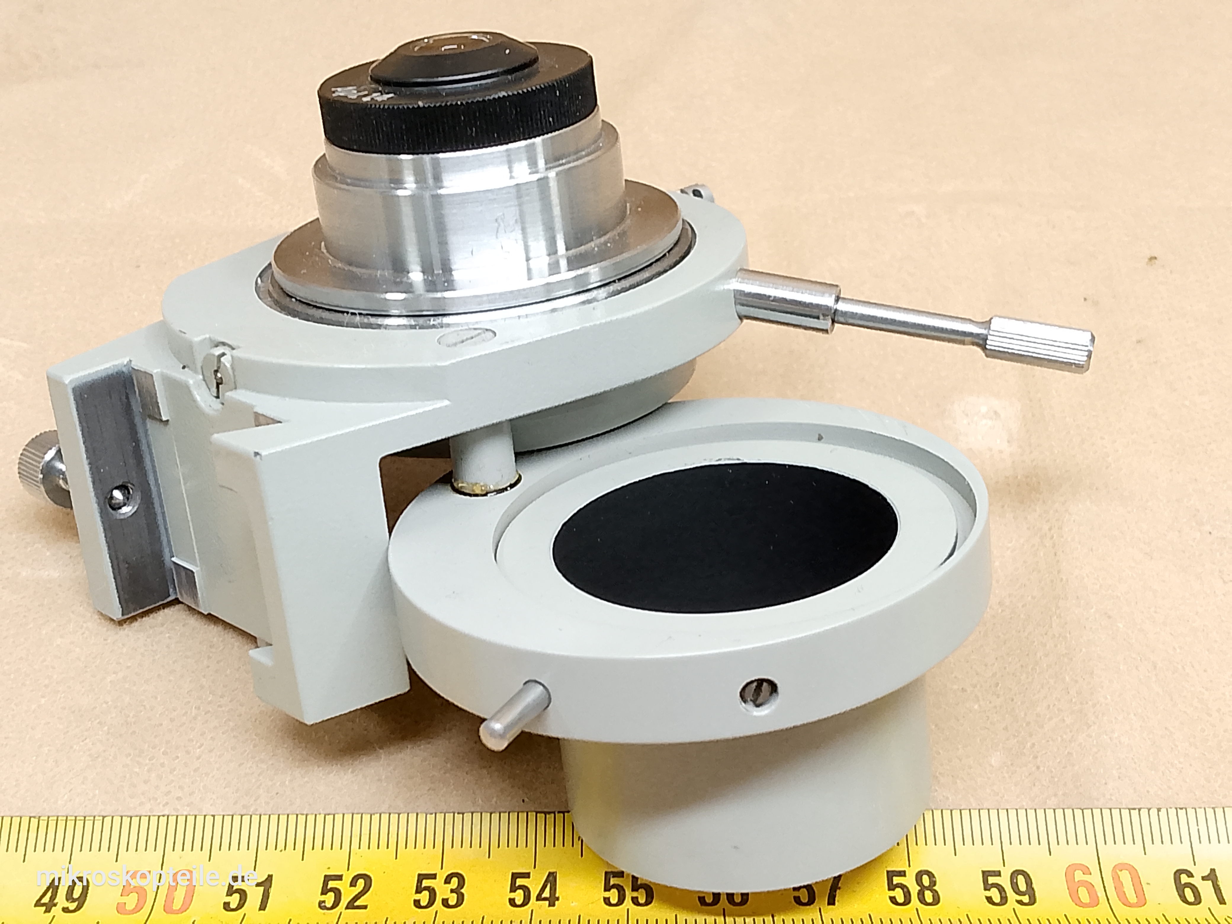 Carl Zeiss Jena Fluoval / Ergaval - mikroskopowy kondensor Apl. 1,4 o dużej aperturze z przysłoną irysową - ujęcie #8