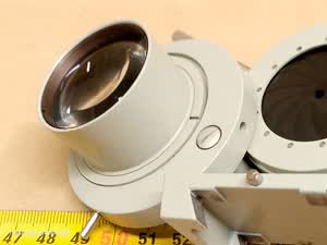 Carl Zeiss Jena Fluoval / Ergaval - mikroskopowy kondensor Apl. 1,4 o dużej aperturze z przysłoną irysową - different 15 view