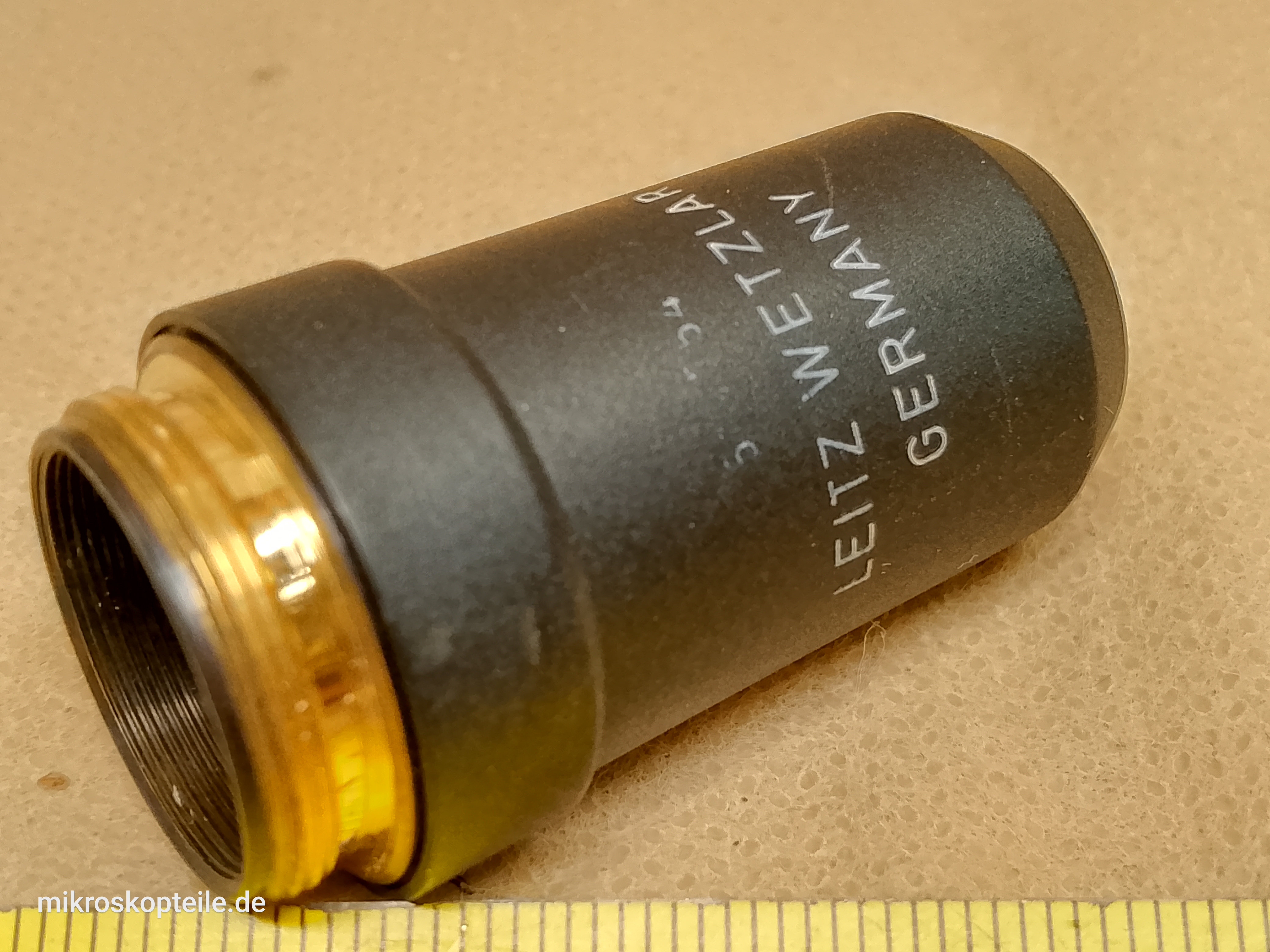 Leitz Wetzlar HM-LUX 3 / Leica 10/0.25 P/N 519754 microscope objective 10x 160/- | Hund H600 and Will Wetzlar