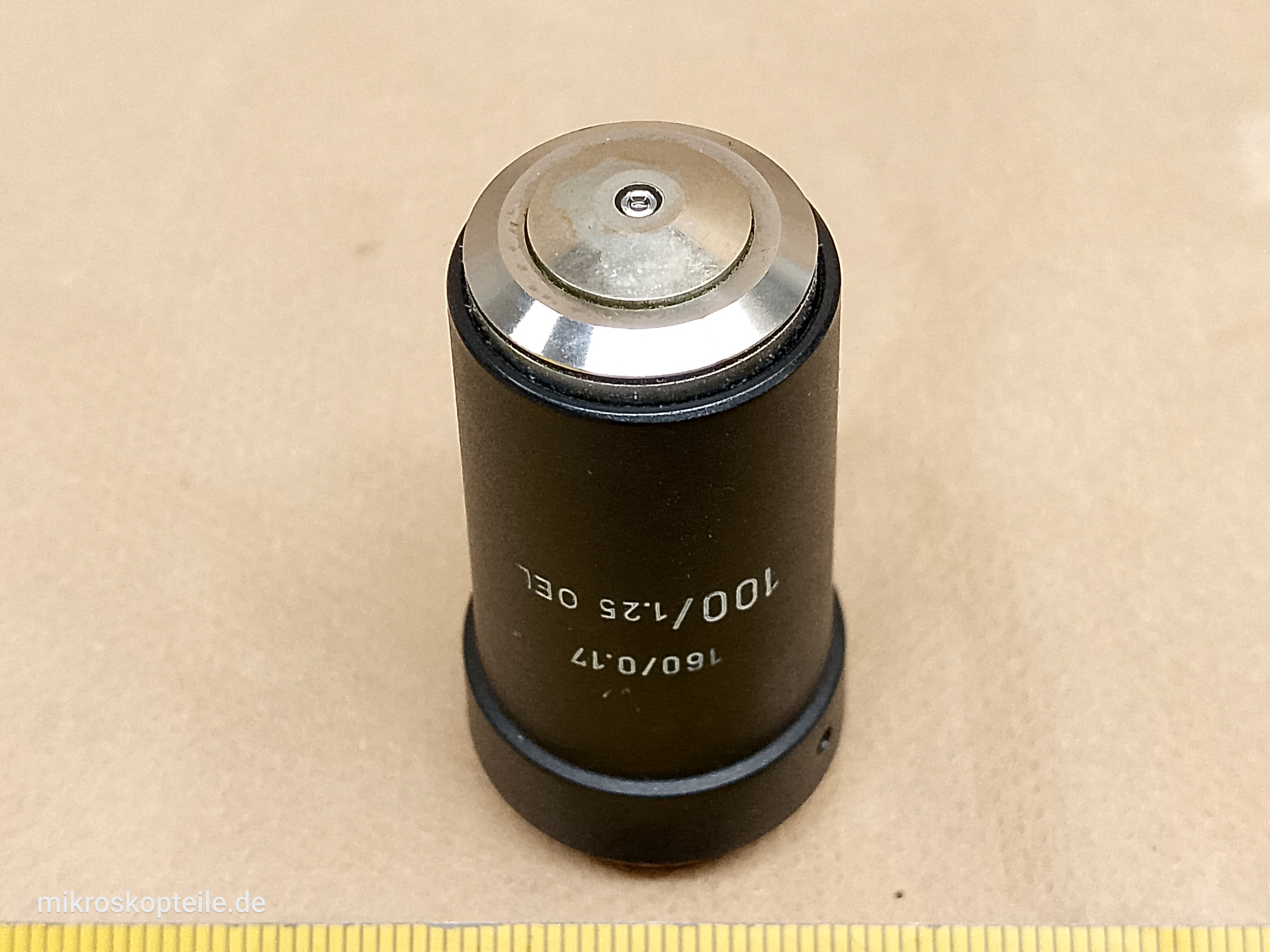 Leitz Wetzlar HM-LUX 3 / Leica - obiektyw mikroskopowy 100/1.25 Oel P/N 519756 100x 160/0.17 | zgodny z Hund H600 i Will Wetzlar compatible - different 3 view