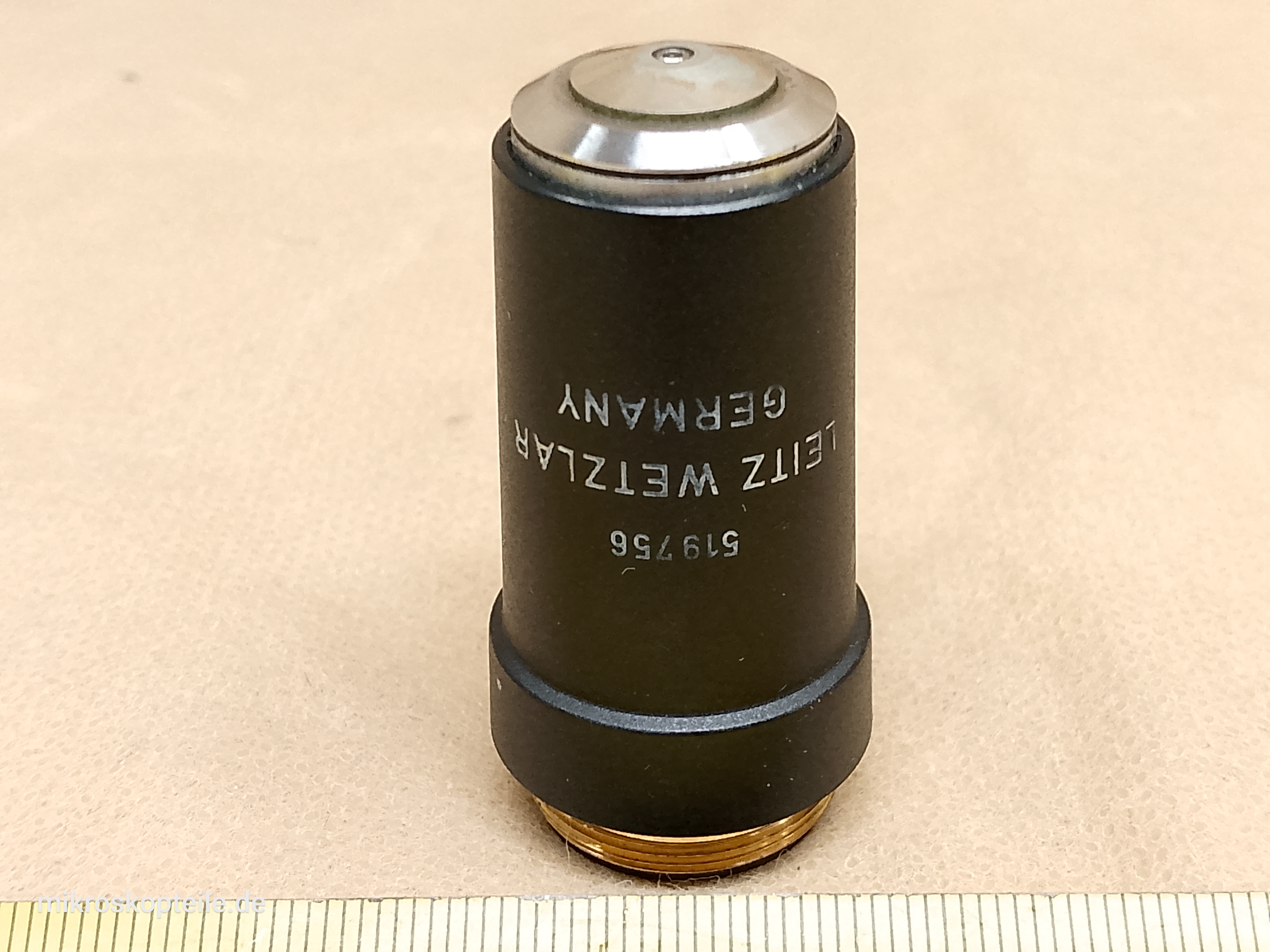 Leitz Wetzlar HM-LUX 3 / Leica - obiektyw mikroskopowy 100/1.25 Oel P/N 519756 100x 160/0.17 | zgodny z Hund H600 i Will Wetzlar compatible - different 4 view