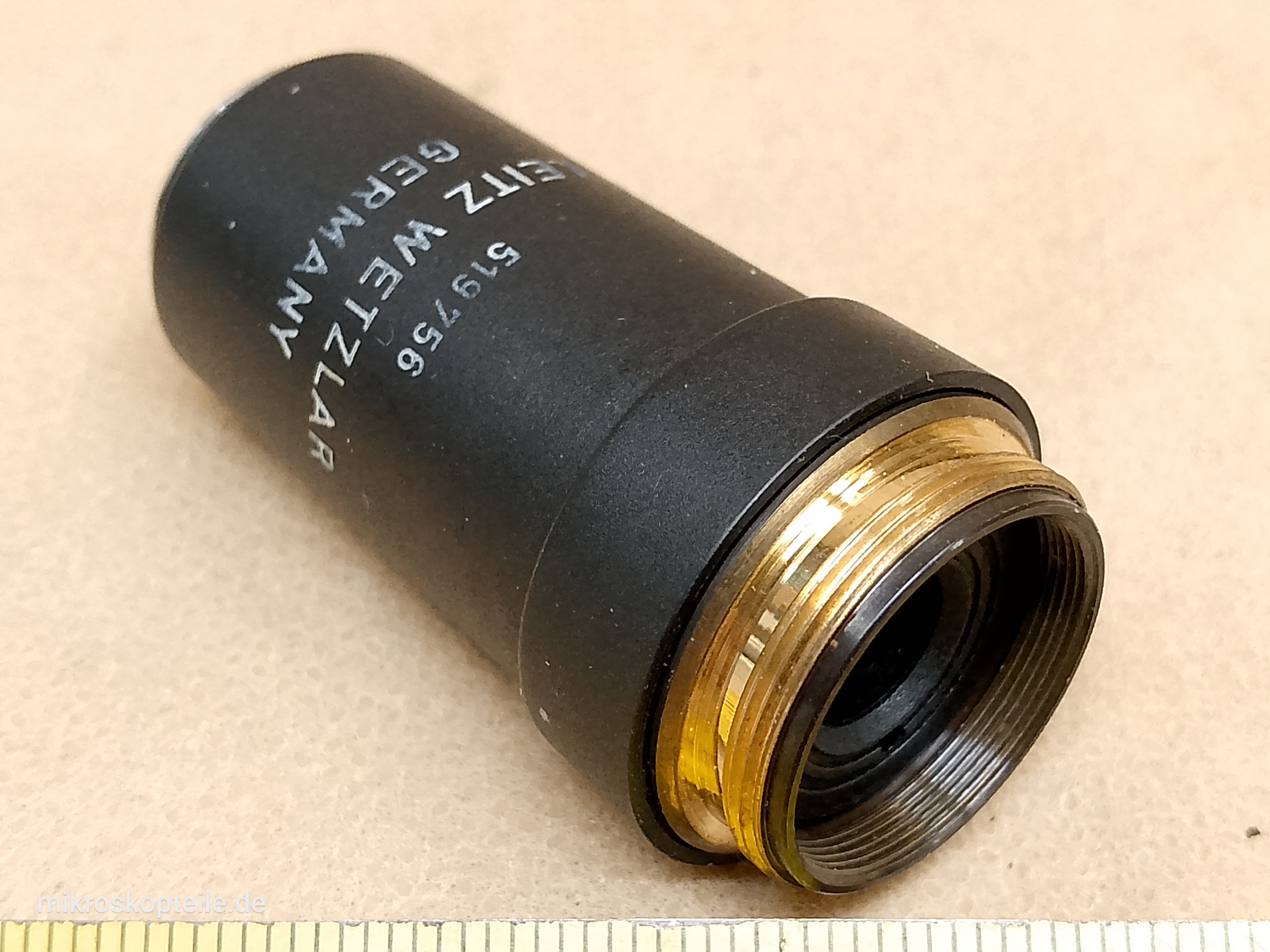 Leitz Wetzlar HM-LUX 3 / Leica - obiektyw mikroskopowy 100/1.25 Oel P/N 519756 100x 160/0.17 | zgodny z Hund H600 i Will Wetzlar compatible - different 5 view
