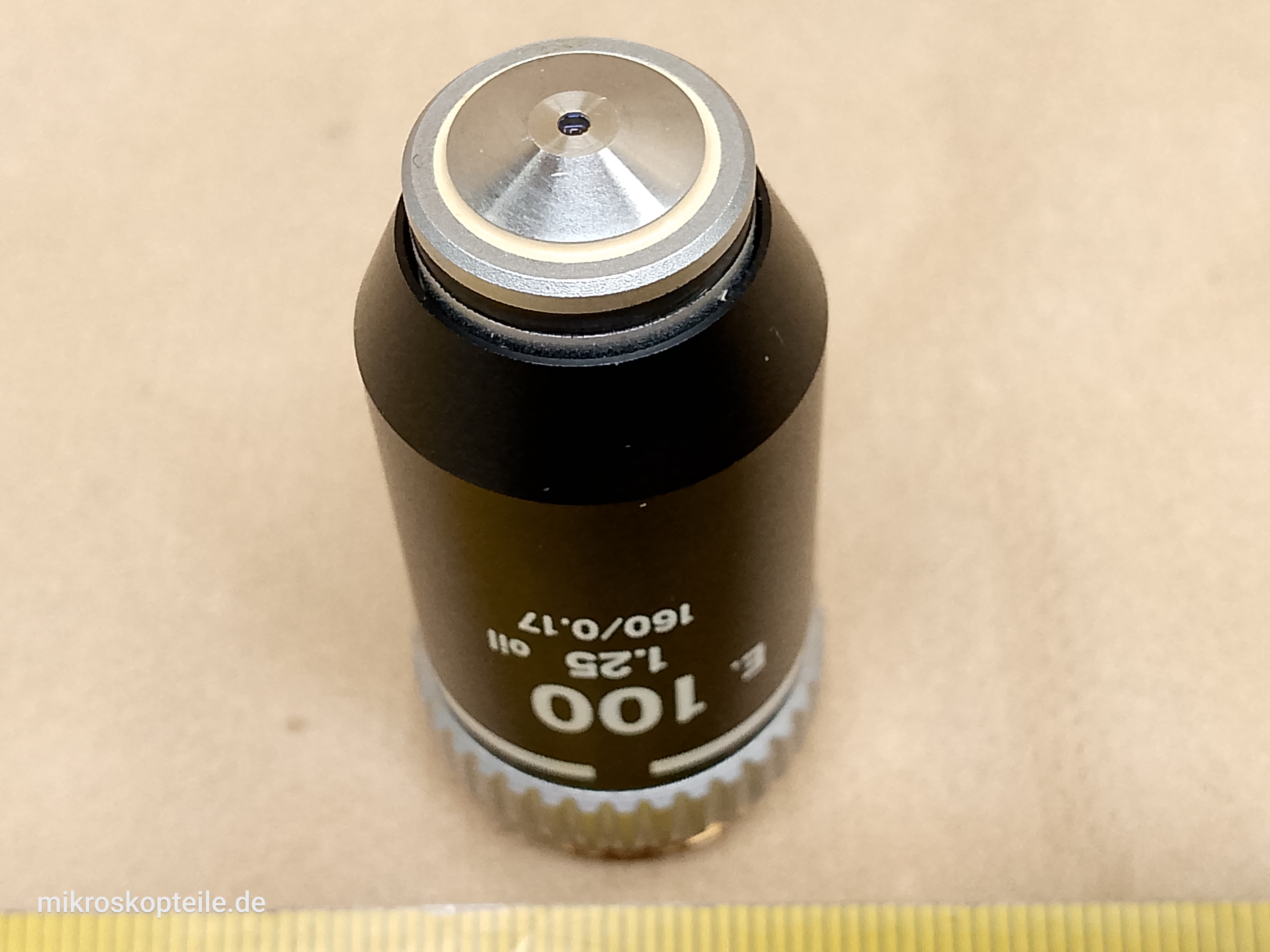 Nikon E.100 1.25 oil 160/0.17 Mikroskop-Objektiv 100x DIN RMS | Carl Zeiss Jena und Leitz Wetzlar kompatibel - different 5 view