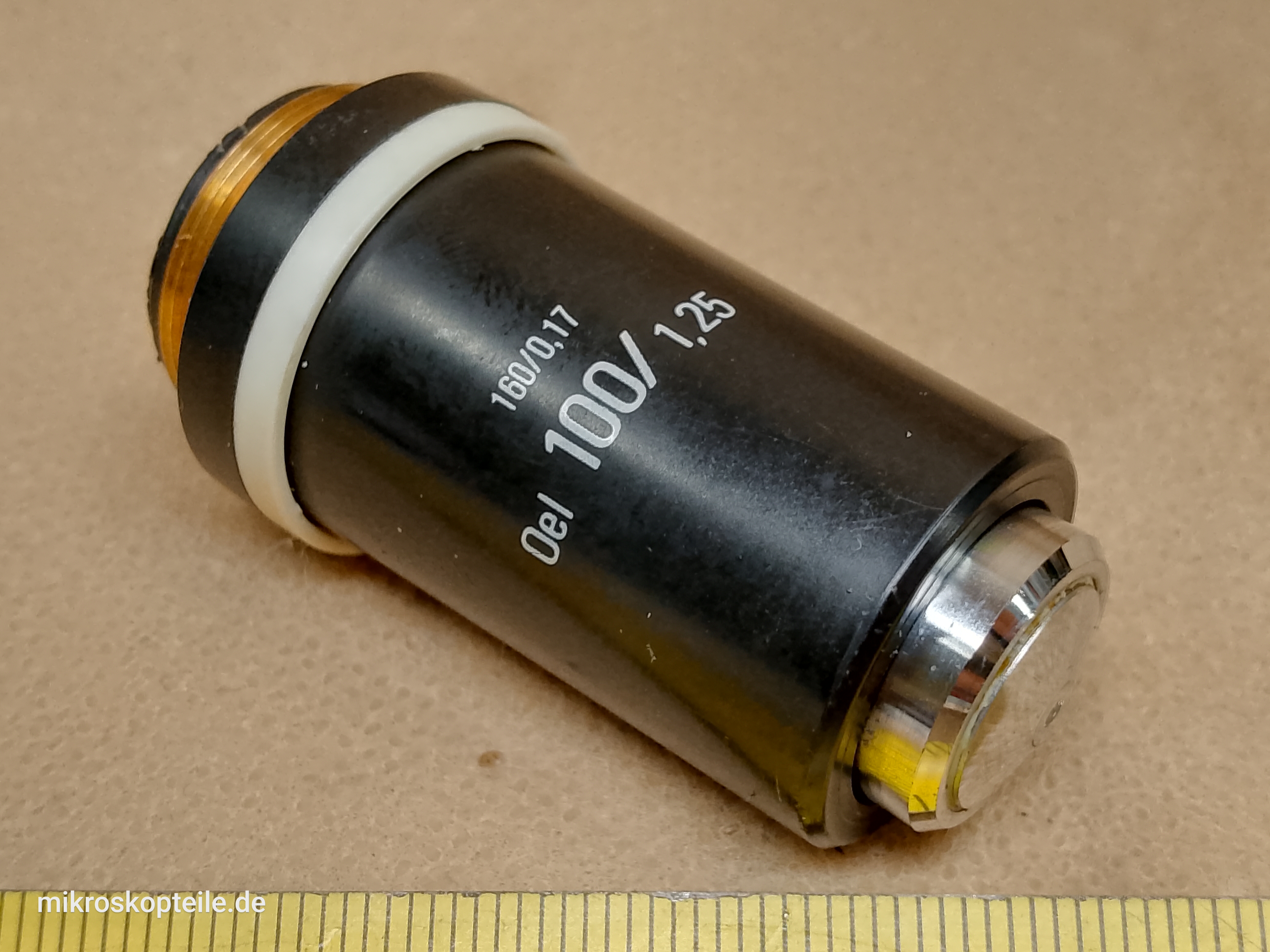 Will Wetzlar V300 / V365 RMS Oel 100/1.25 160/0.17 100x microscope objective, long barrel 45 mm, achromatic - view #1