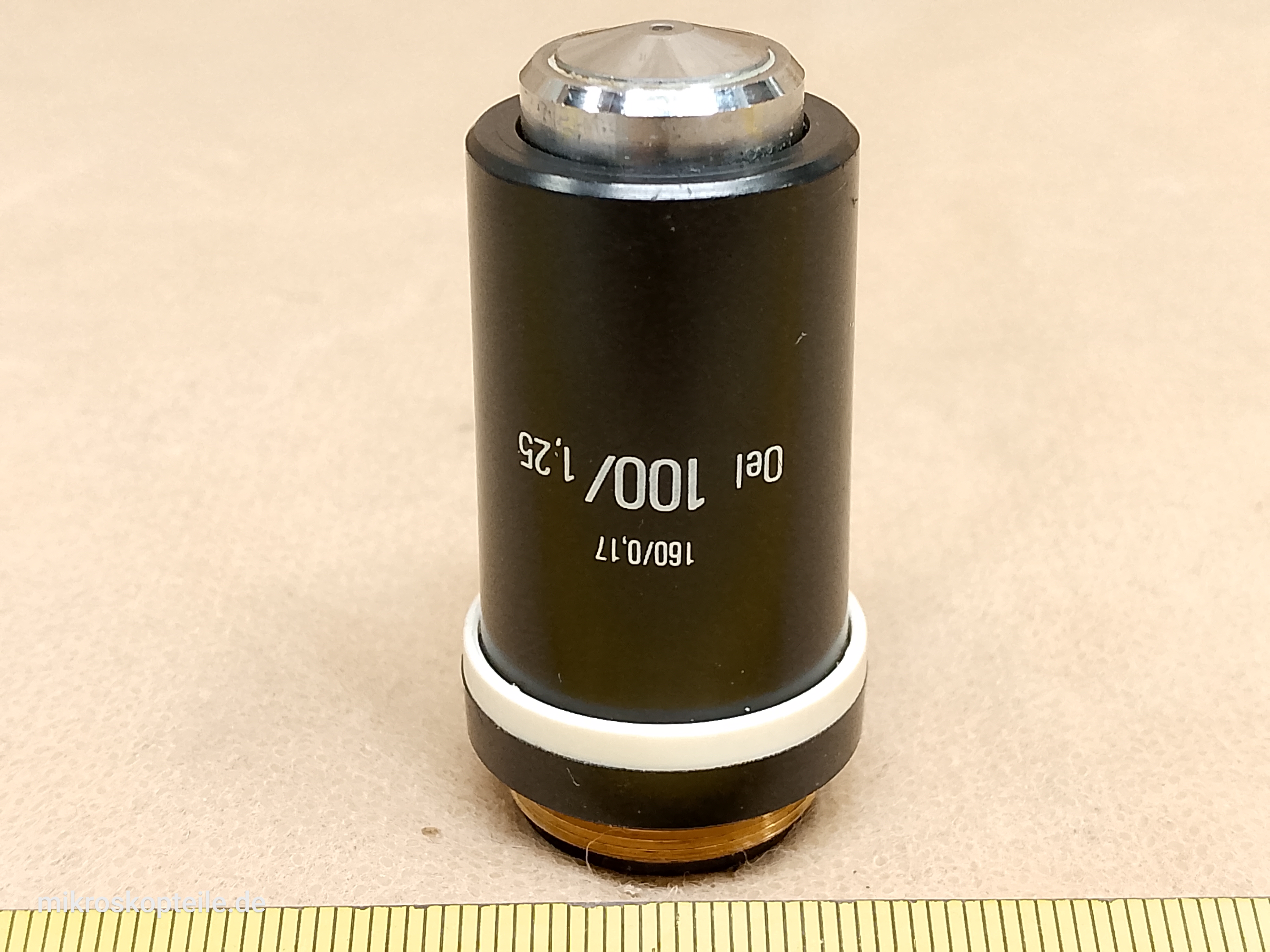 Will Wetzlar V300 / V365 RMS Oel 100/1.25 160/0.17 100x microscope objective, long barrel 45 mm, achromatic - view #3