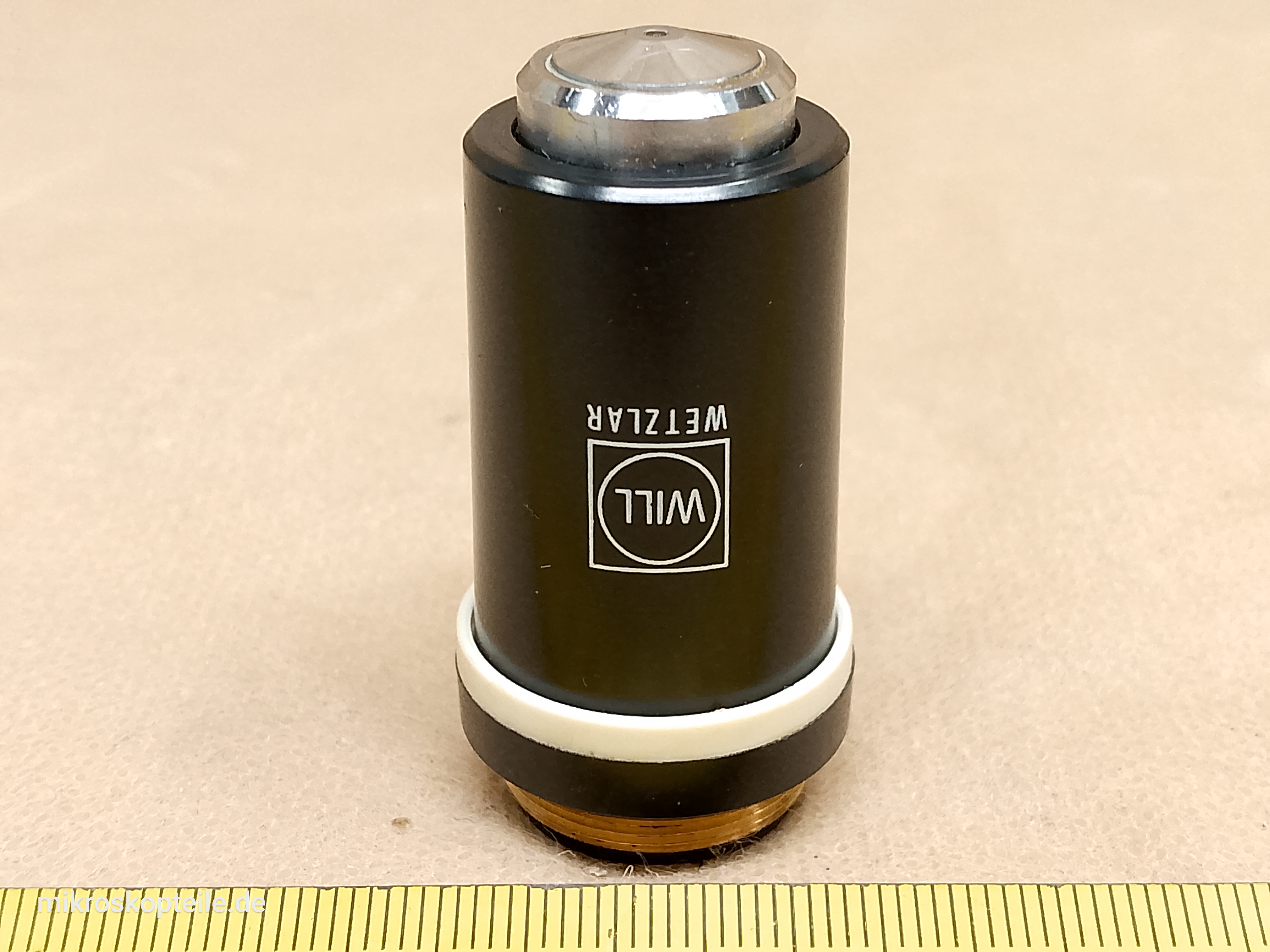 Will Wetzlar V300 / V365 RMS Oel 100/1.25 160/0.17 100x microscope objective, long barrel 45 mm, achromatic - view #4
