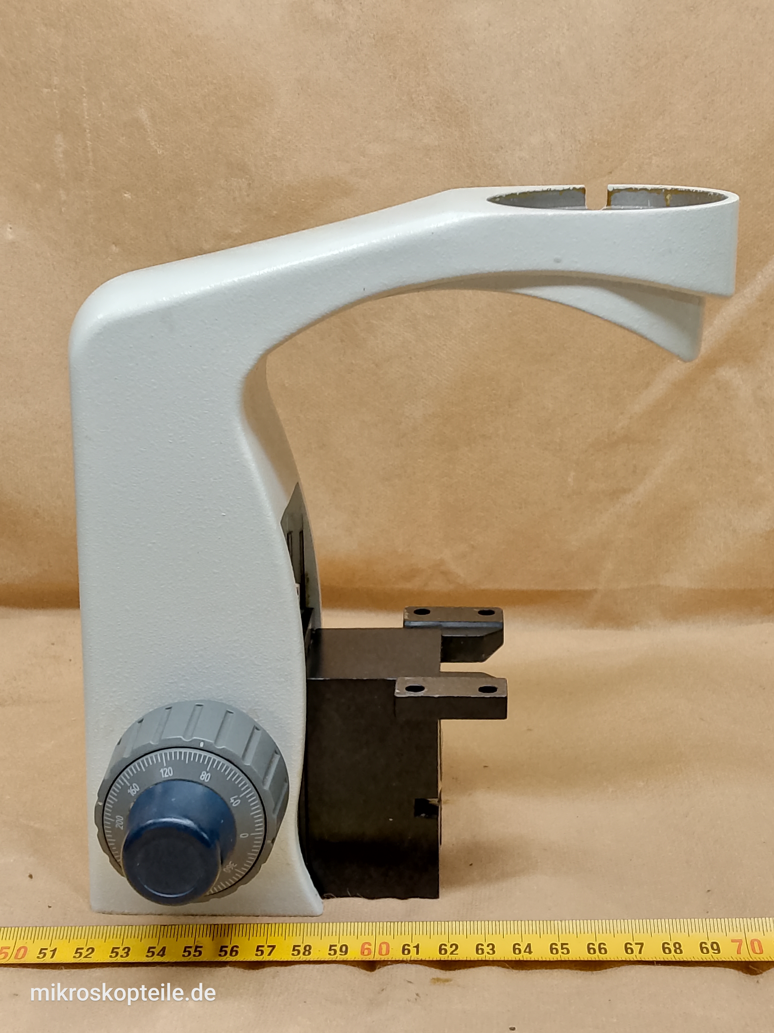 N-117M / Brunel microscope arm with focusing knobs, fine and coarse focus | Nexcope and Delta Optical Genetic Pro compatible - different 4 view