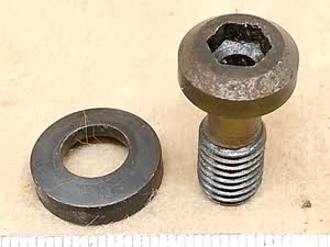 Zeiss Standard WL / 16 microscope head carrier mounting screw - thumbnail
