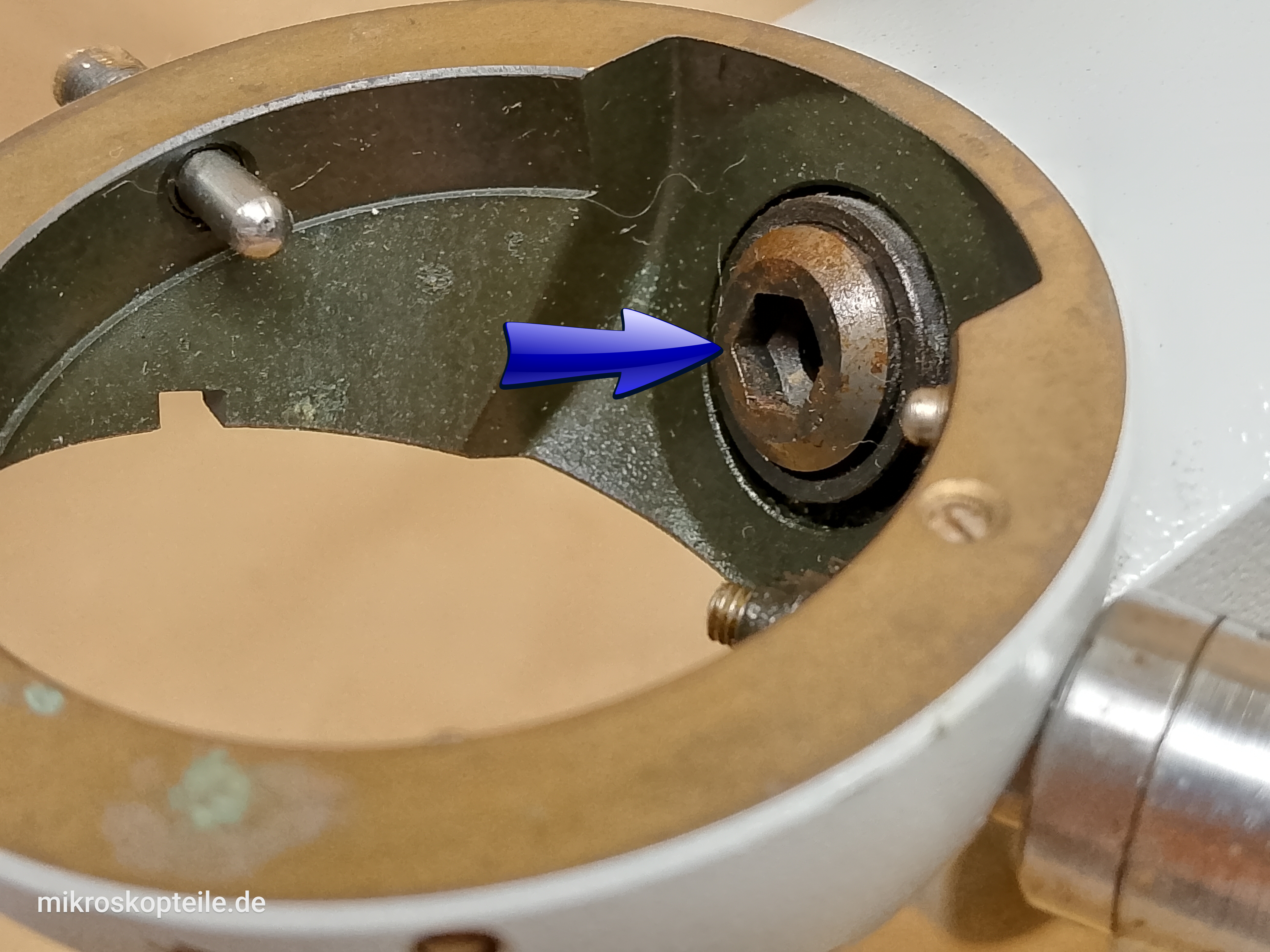 Zeiss Standard WL / 16 Mikroskop Kopfträger-Befestigungsschraube - Ansicht #6