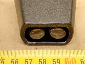 Carl Zeiss Jena 2 1/2 microscope objective for vintage stereo microscope (Stereomikroskop Objektiv 2,5x) - view #4