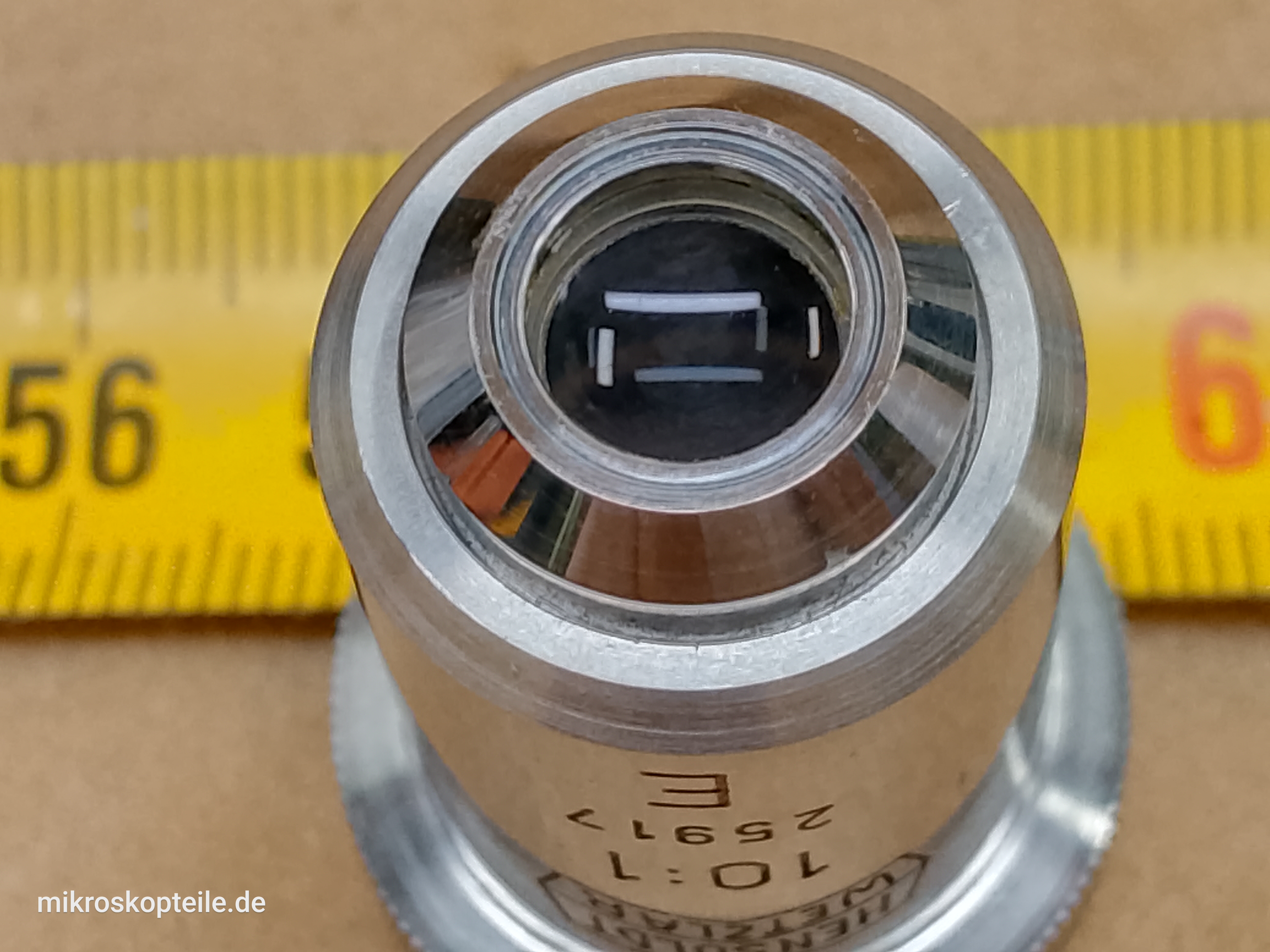 Hensoldt Wetzlar 10:1 E microscope objective - view #3