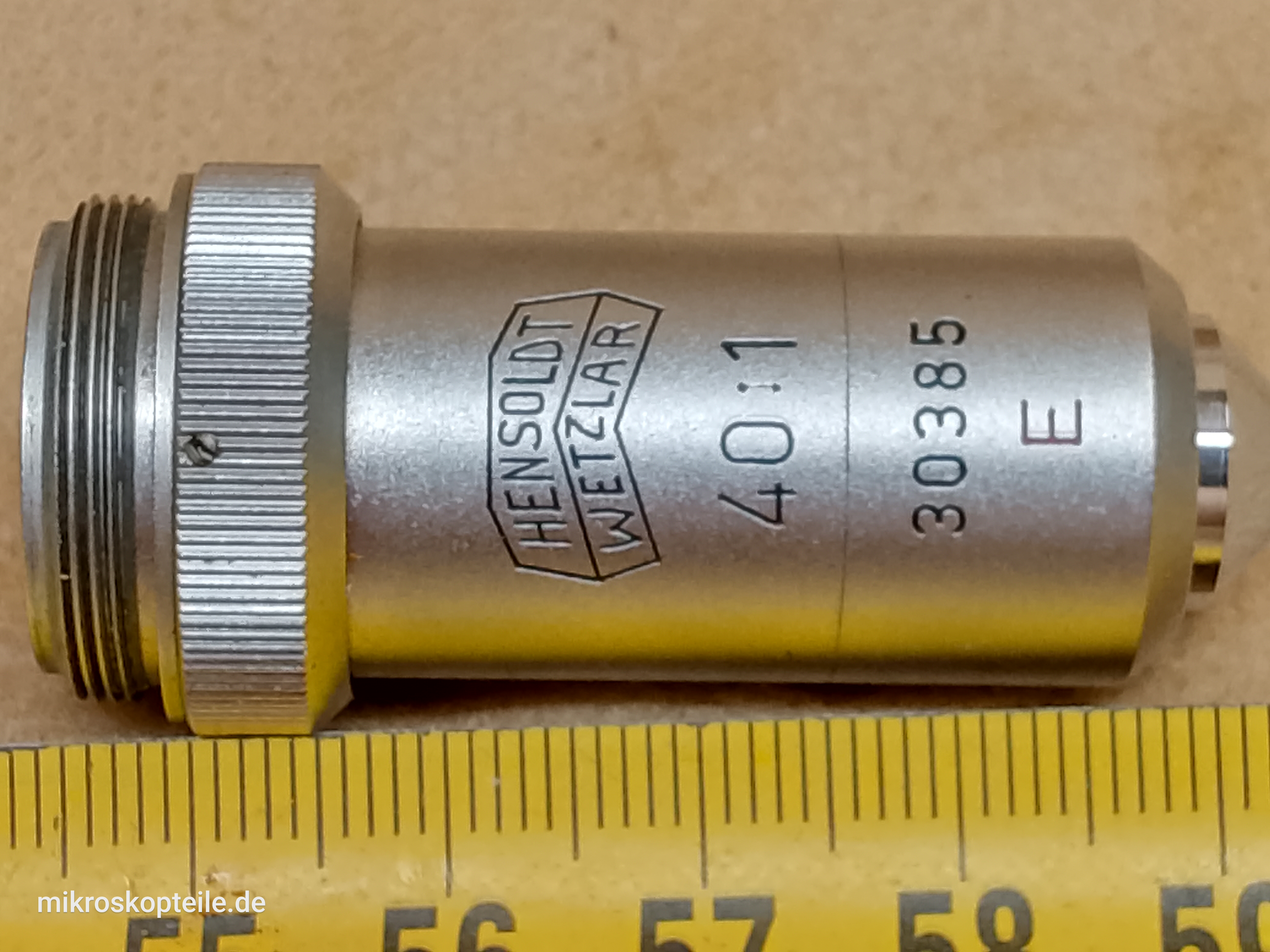 Hensoldt Wetzlar 40:1 E microscope objective