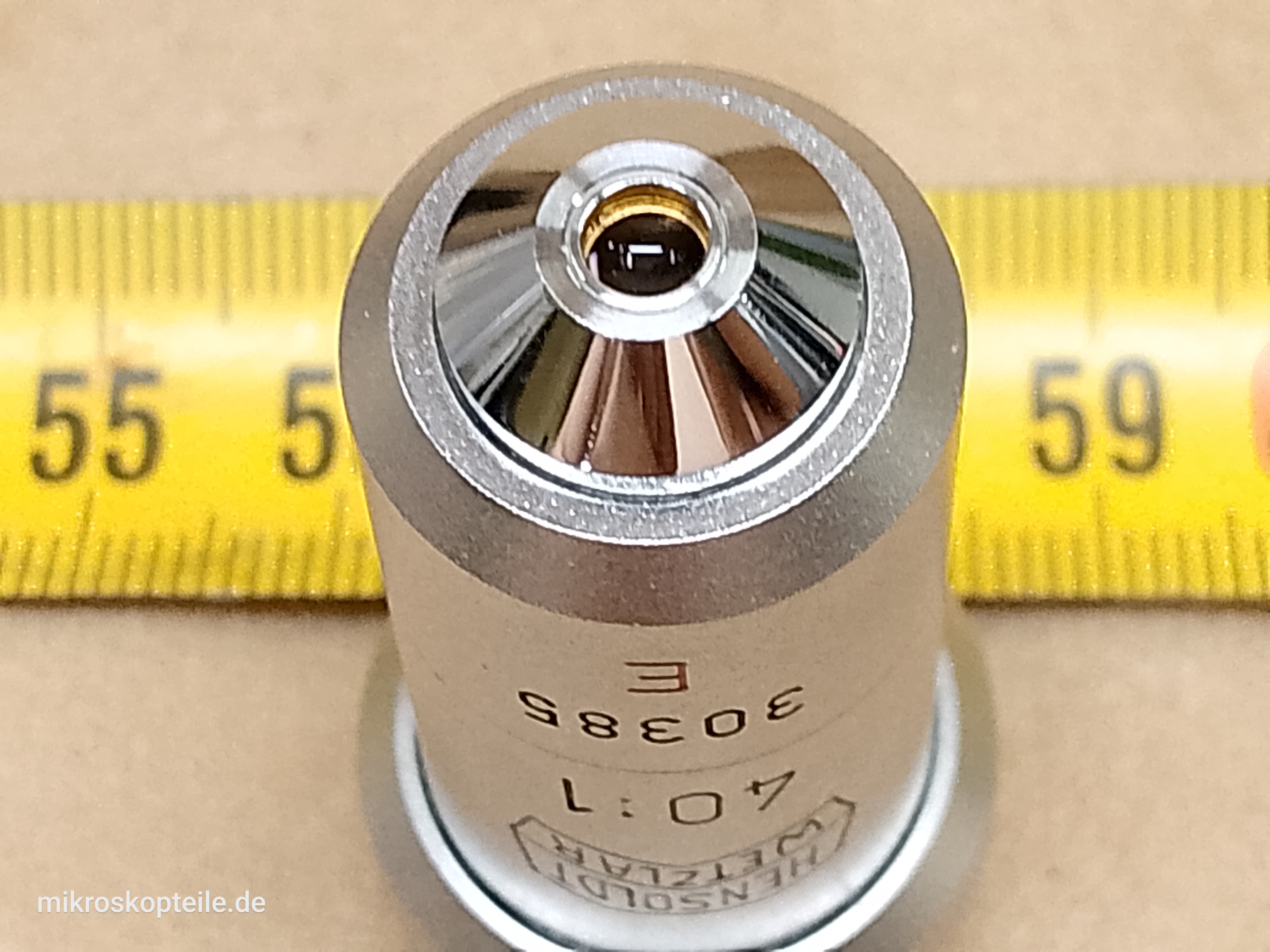 Hensoldt Wetzlar 40:1 E microscope objective - view #3