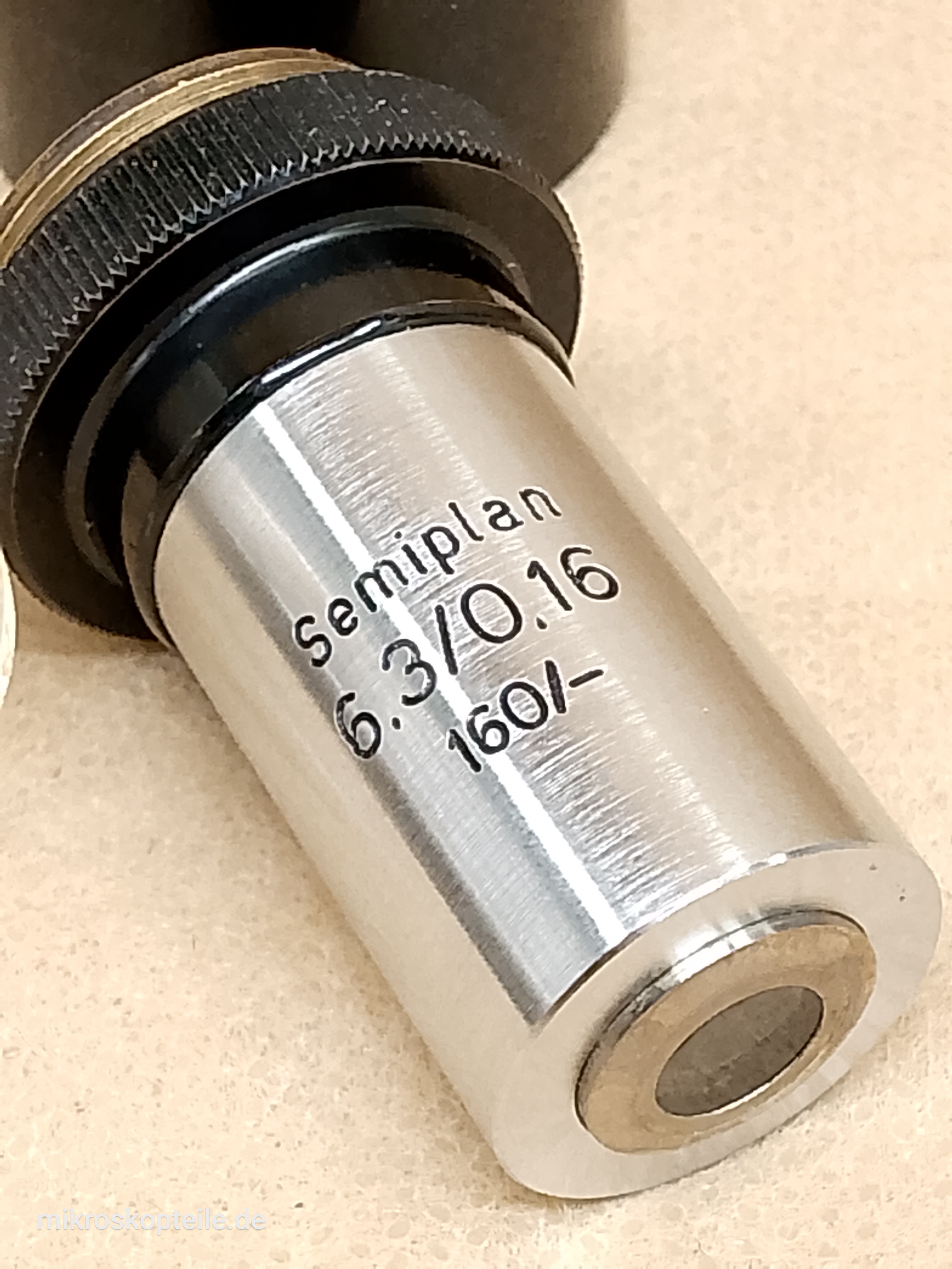 Carl Zeiss Jena Semiplan 6,3/0,16 160/- microscope objective 6,3x for macro-photography, S/N 039562 - view #4