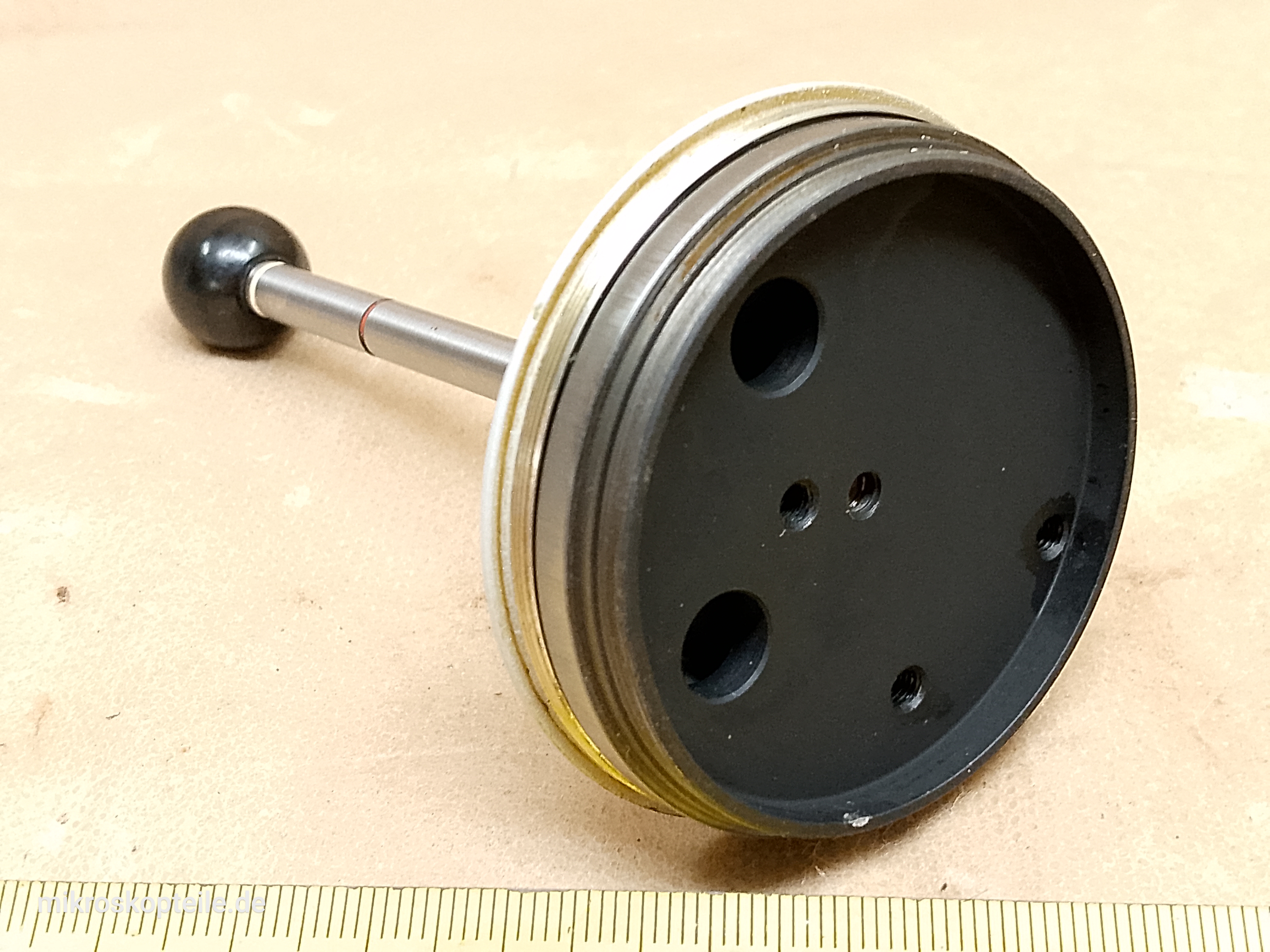 Zeiss Photomicroscope / Universal Mikroskop Photo-Zwischentubus-Zugstange zum Umschalten des Strahlengangs - Ansicht #5
