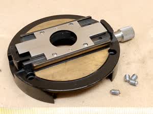 Zeiss Photomicroscope / Universal microscope objective nosepiece male dovetail mount