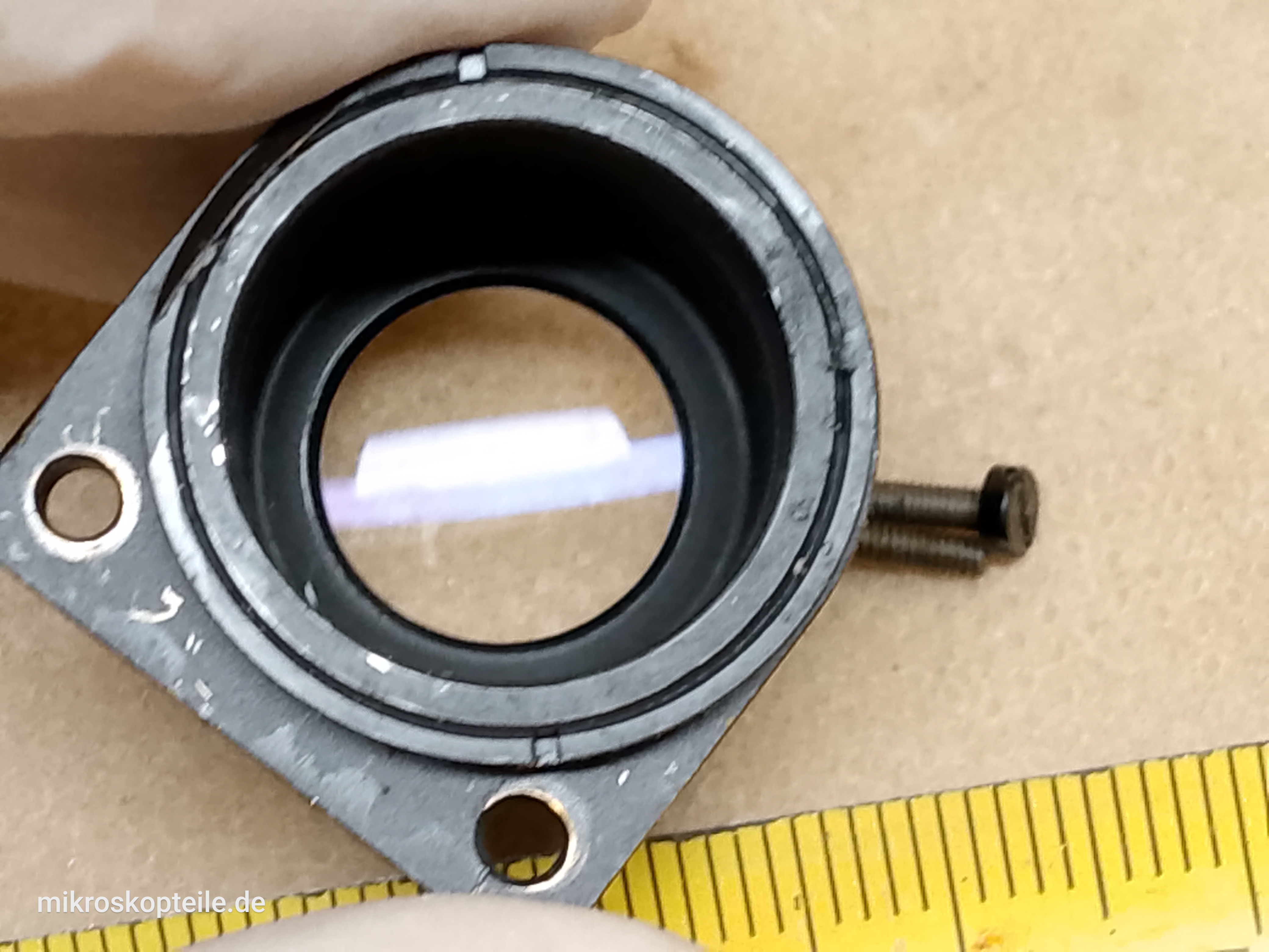 Zeiss Photomicroscope / Universal microscope Bertrand lens for DIC and phase contrast alignment | spare part for photo intermediate tube - different 2 view