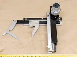 Will Wetzlar V100 / V200 microscope XY stage attachment left sided / cross specimen holder | Zeiss Jena - view #7