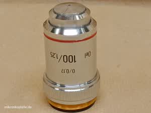 Will Wetzlar Oel 100/1,25 achromatic RMS 100x microscope objective | collector's piece with factory engraving - view #3