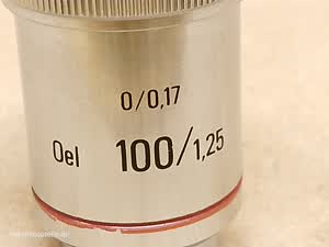 Will Wetzlar Oel 100/1,25 achromatic RMS 100x microscope objective | collector's piece with factory engraving - view #4