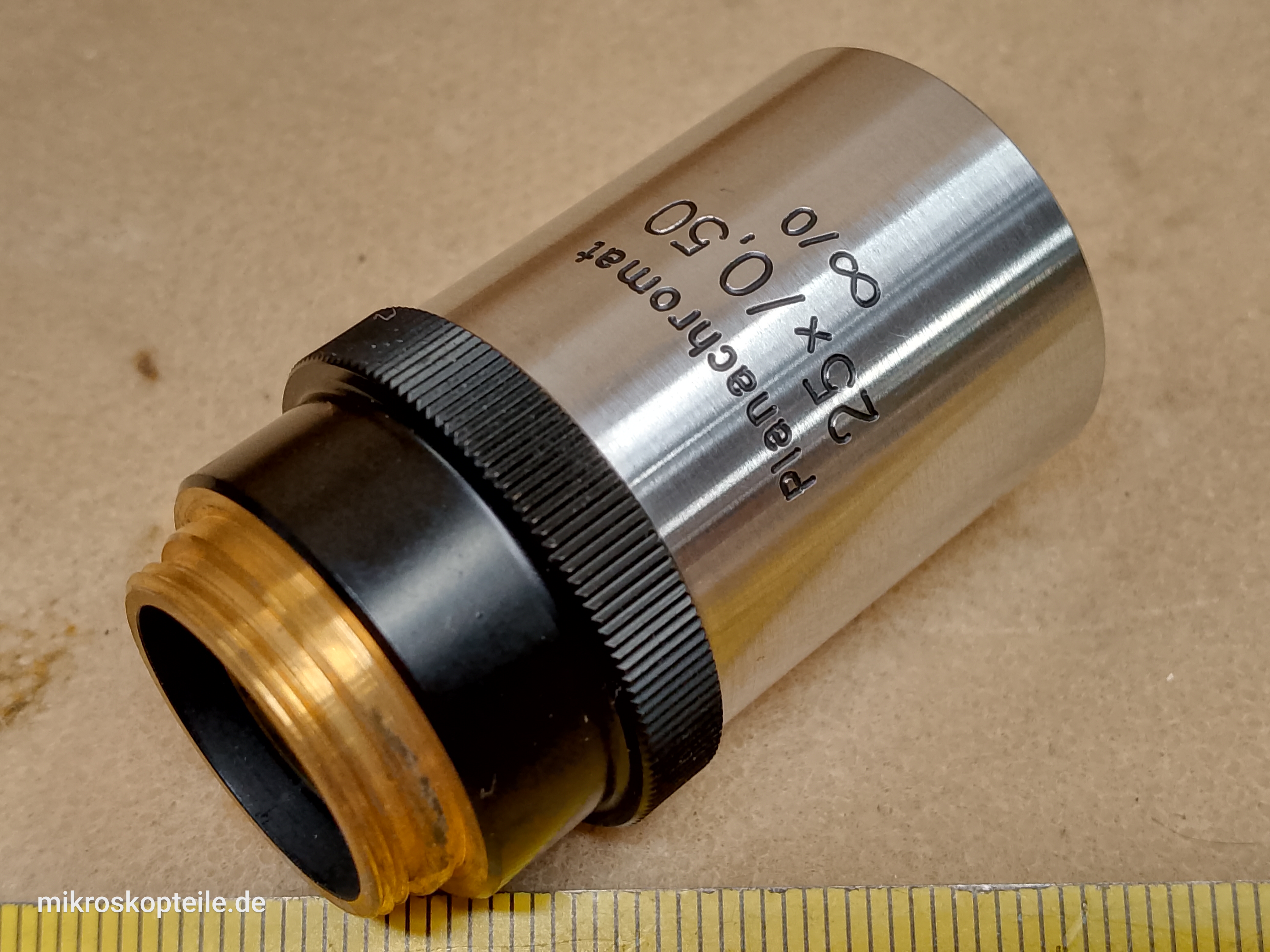Carl Zeiss Jena NU / Amplival M19 Planachromat 25x/0,50 oo/0 microscope objective - view #5