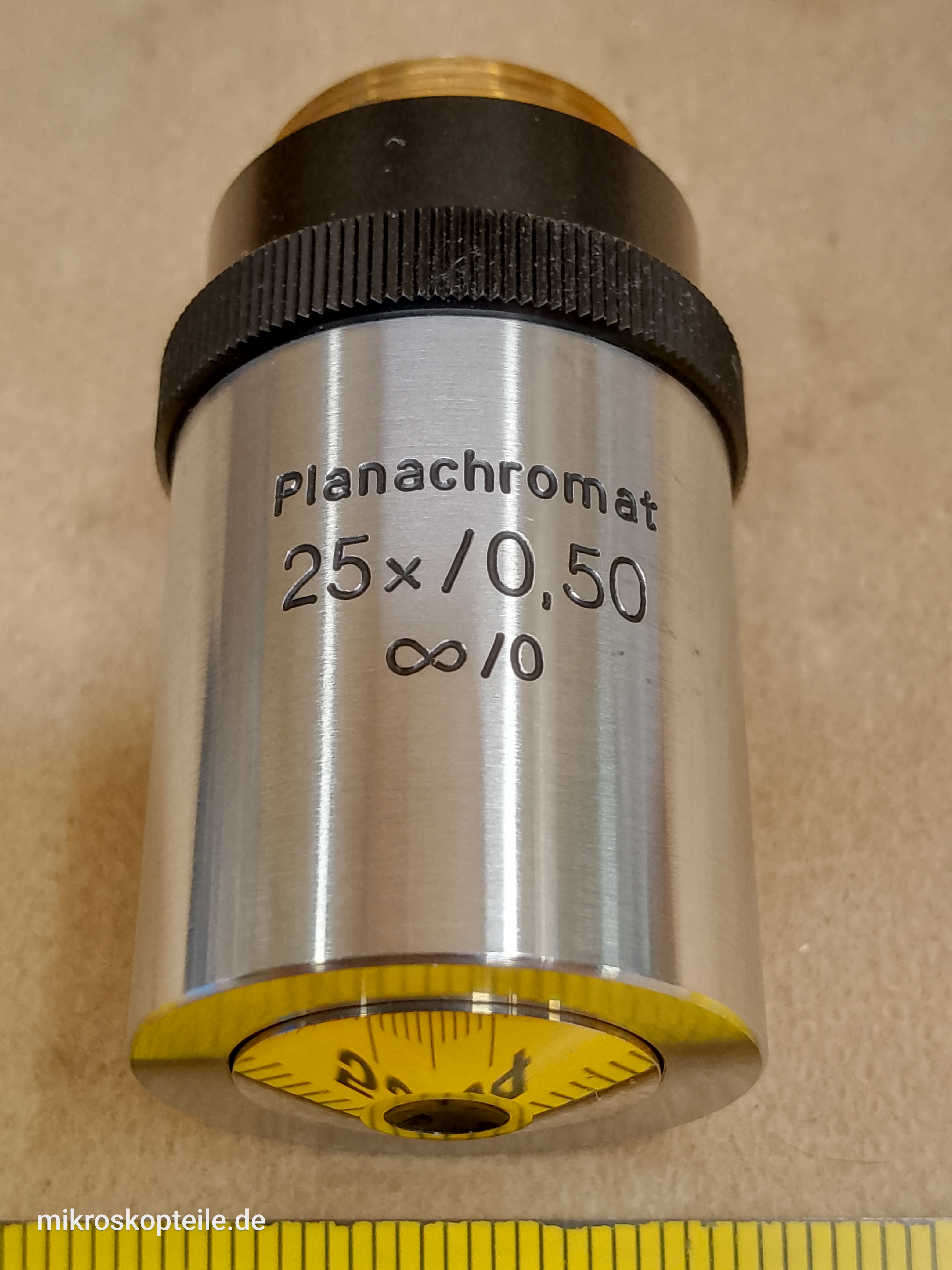 Carl Zeiss Jena NU / Amplival M19 Planachromat 25x/0,50 oo/0 microscope objective - view #6