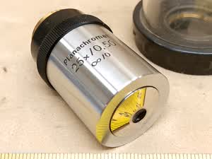 Carl Zeiss Jena NU / Amplival M19 Planachromat 25x/0,50 oo/0 microscope objective - view #3