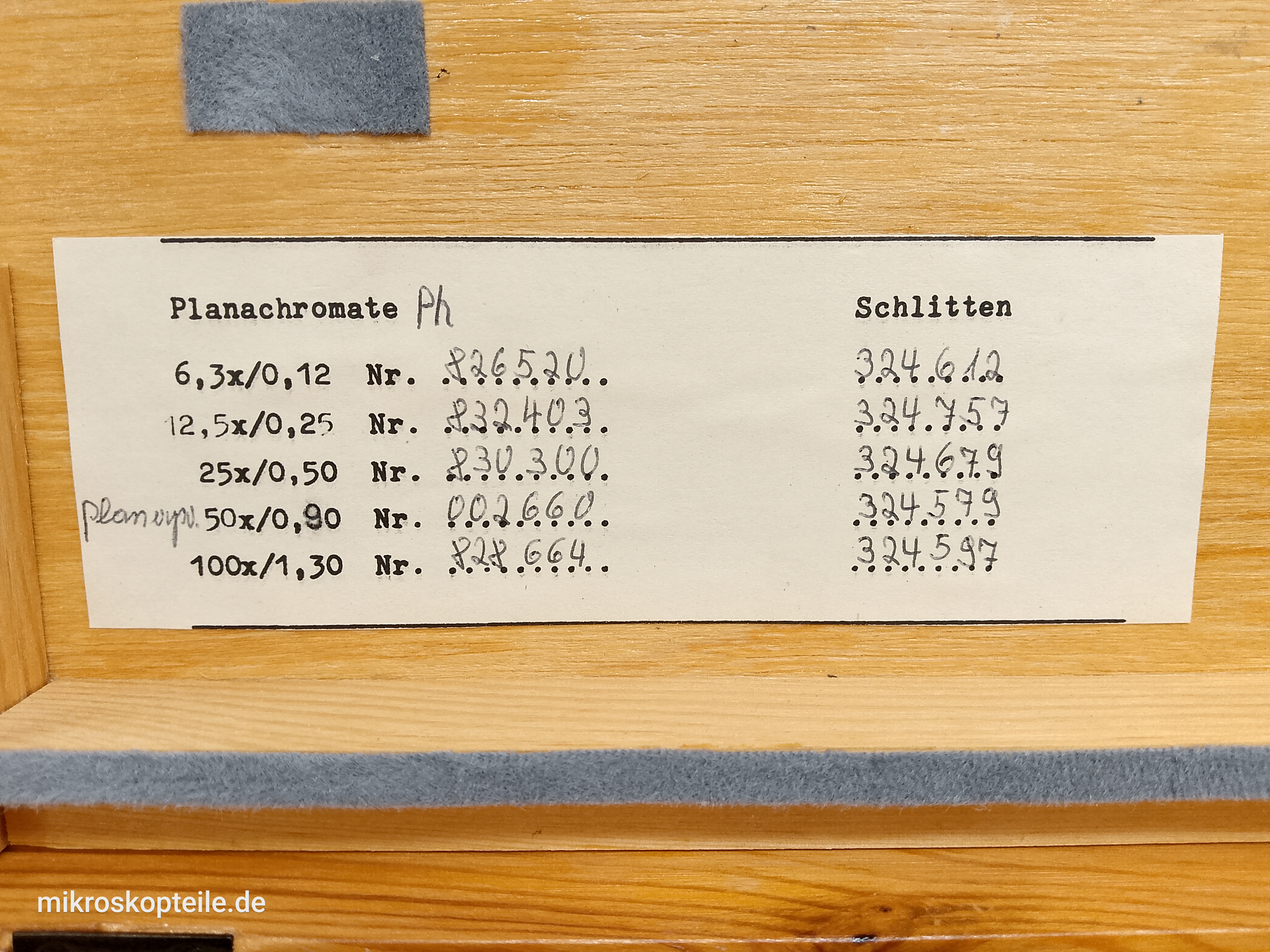 Carl Zeiss Jena Planachromat 25x/0,50 oo/0 Ph - EPI phase contrast microscope objective M19 | Neophot 21 reflected light - different 14 view