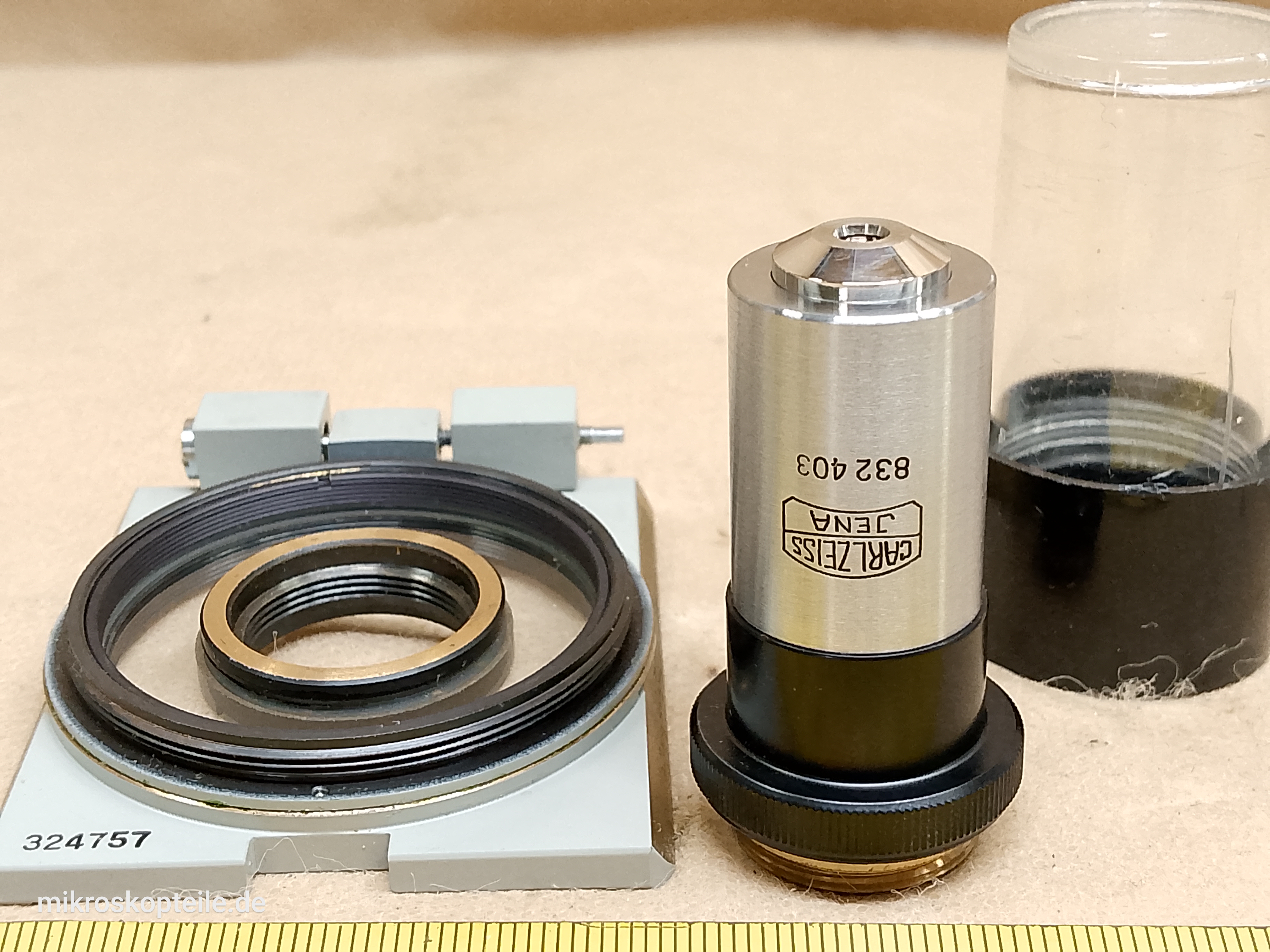 Carl Zeiss Jena Planachromat 12.5x/0.25 oo/0 Ph - EPI phase contrast microscope objective M19 | Neophot 21 - view #4