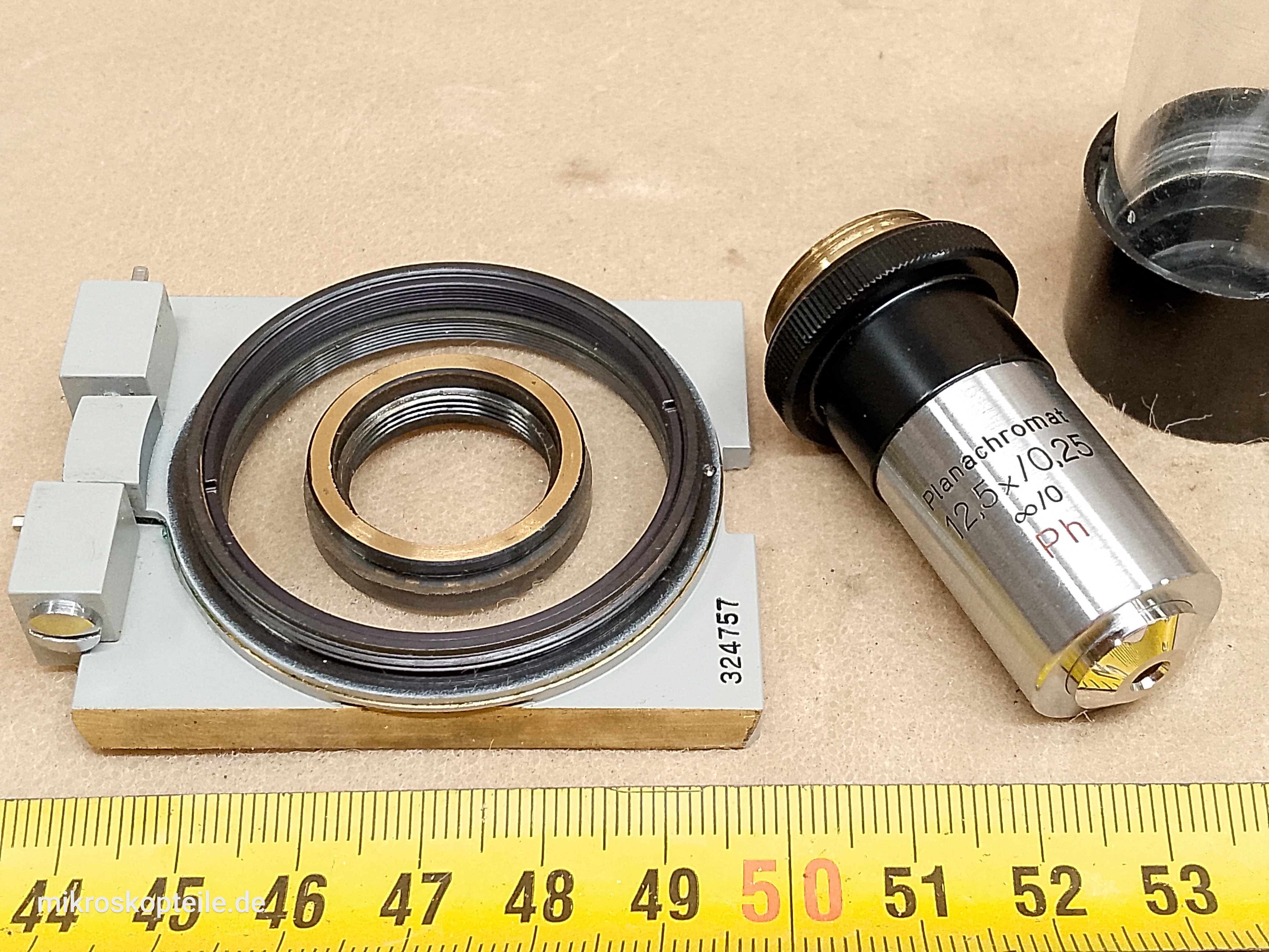 Carl Zeiss Jena Planachromat 12.5x/0.25 oo/0 Ph - EPI phase contrast microscope objective M19 | Neophot 21 - view #6