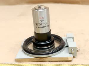 Carl Zeiss Jena Planachromat 12.5x/0.25 oo/0 Ph - EPI phase contrast microscope objective M19 | Neophot 21 reflected light - different 2 view