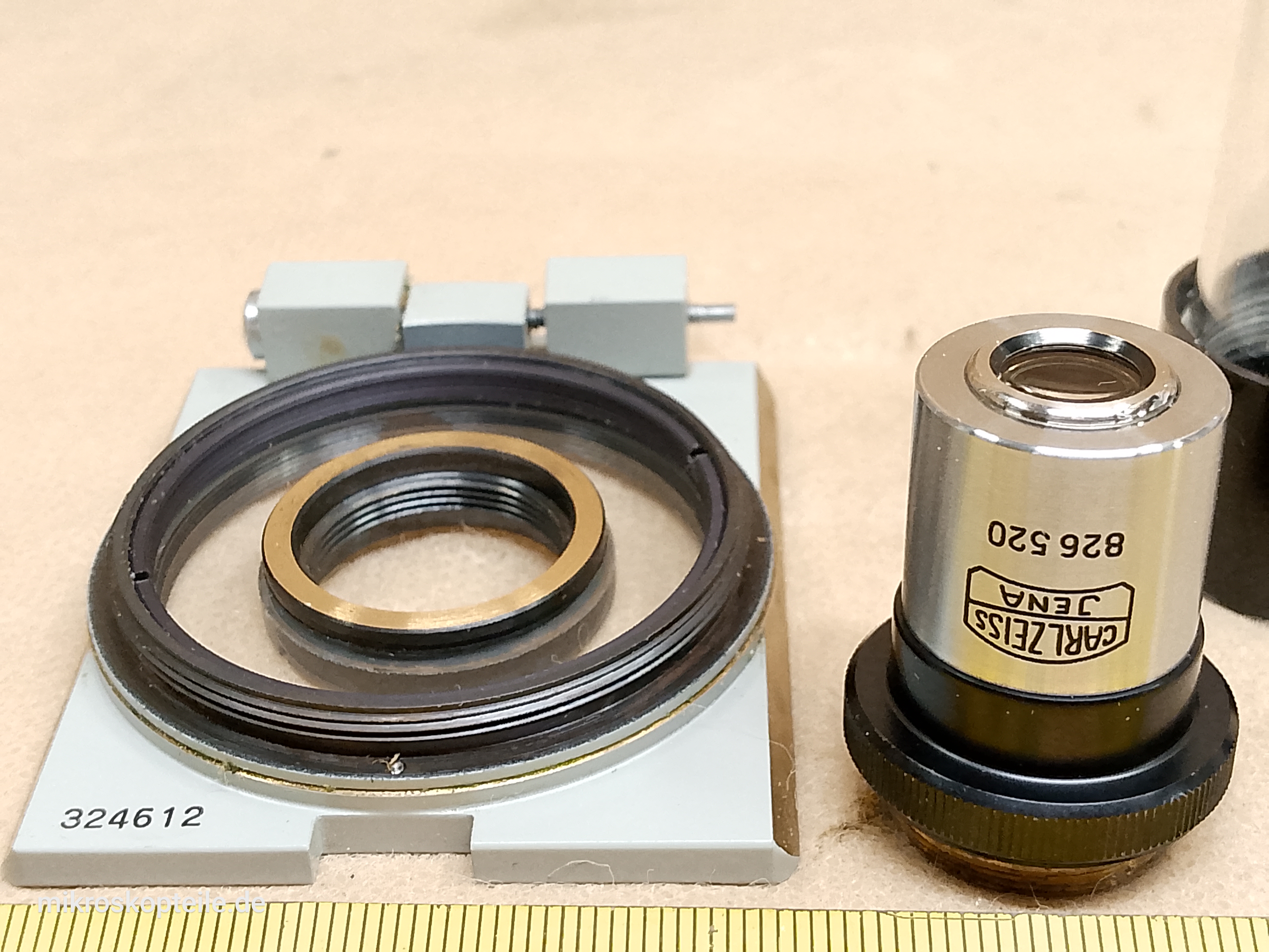 Carl Zeiss Jena Planachromat 6.3x/0.12 oo/0 Ph - EPI phase contrast microscope objective M19 | Neophot 21 - view #4