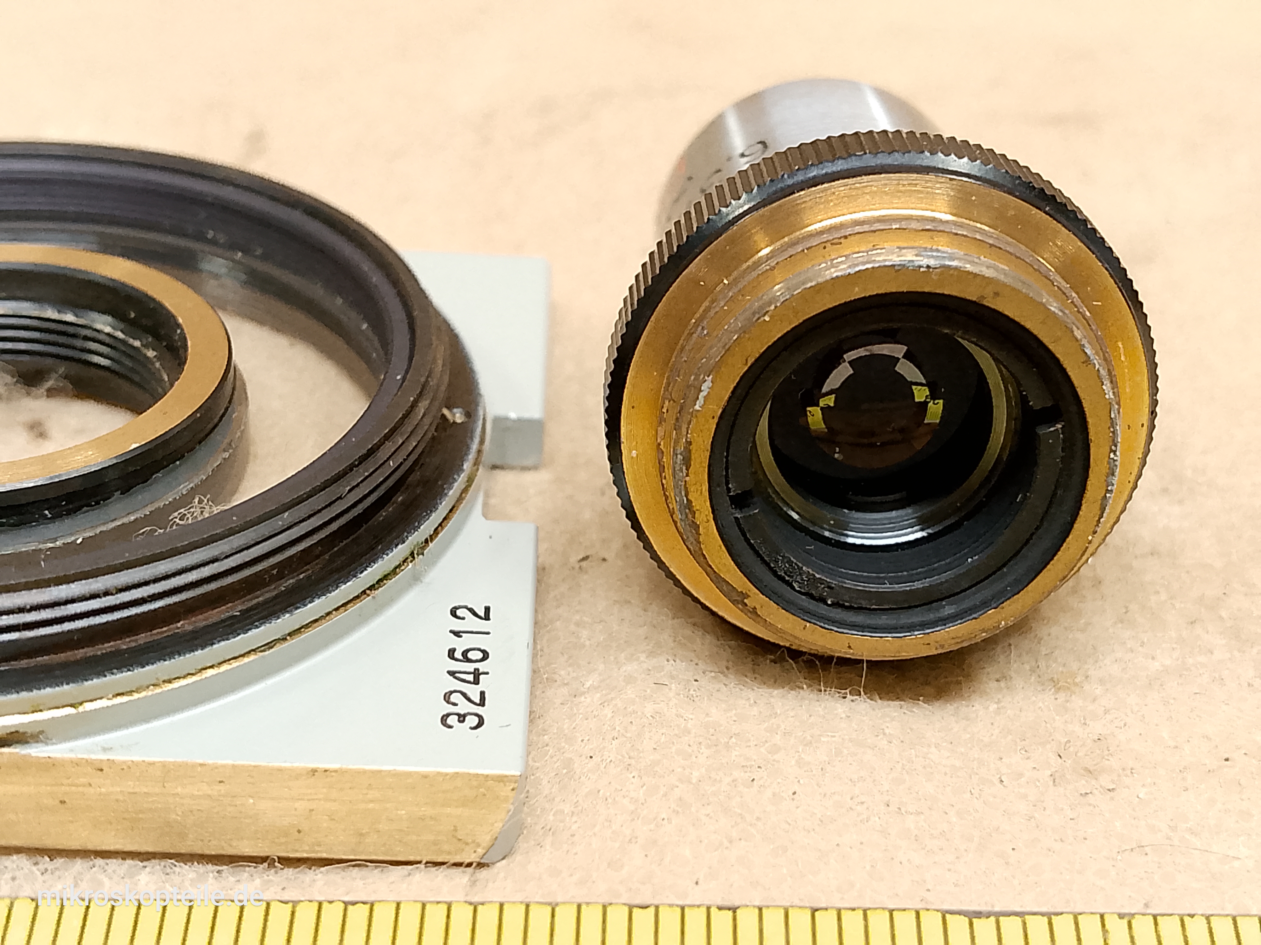 Carl Zeiss Jena Planachromat 6.3x/0.12 oo/0 Ph - EPI phase contrast microscope objective M19 | Neophot 21 - view #8