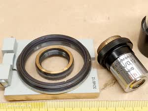 Carl Zeiss Jena Planachromat 6.3x/0.12 oo/0 Ph - EPI phase contrast microscope objective M19 | Neophot 21 - view #3