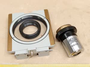Carl Zeiss Jena Planachromat 6,3x/0,12 oo/0 Ph - obiektyw mikroskopowy M19 do EPI kontrastu fazowego | Neophot 21 światło odbite - different 6 view
