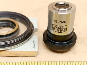 Carl Zeiss Jena Planachromat 6.3x/0.12 oo/0 Ph - EPI phase contrast microscope objective M19 | Neophot 21 - view #7
